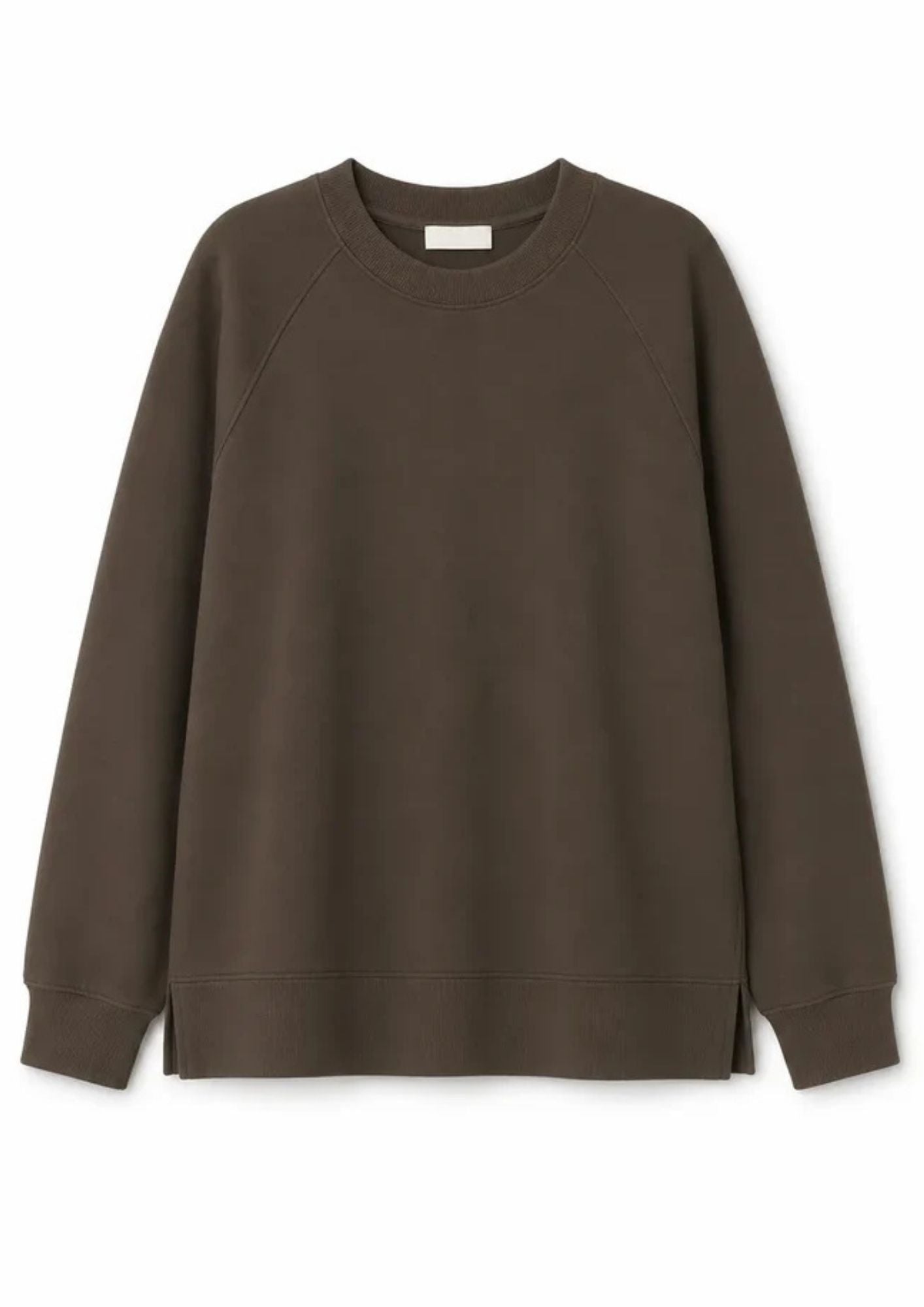 PERFECT WHITE TEE Sevilla Raglan Sweatshirt - Dark Olive