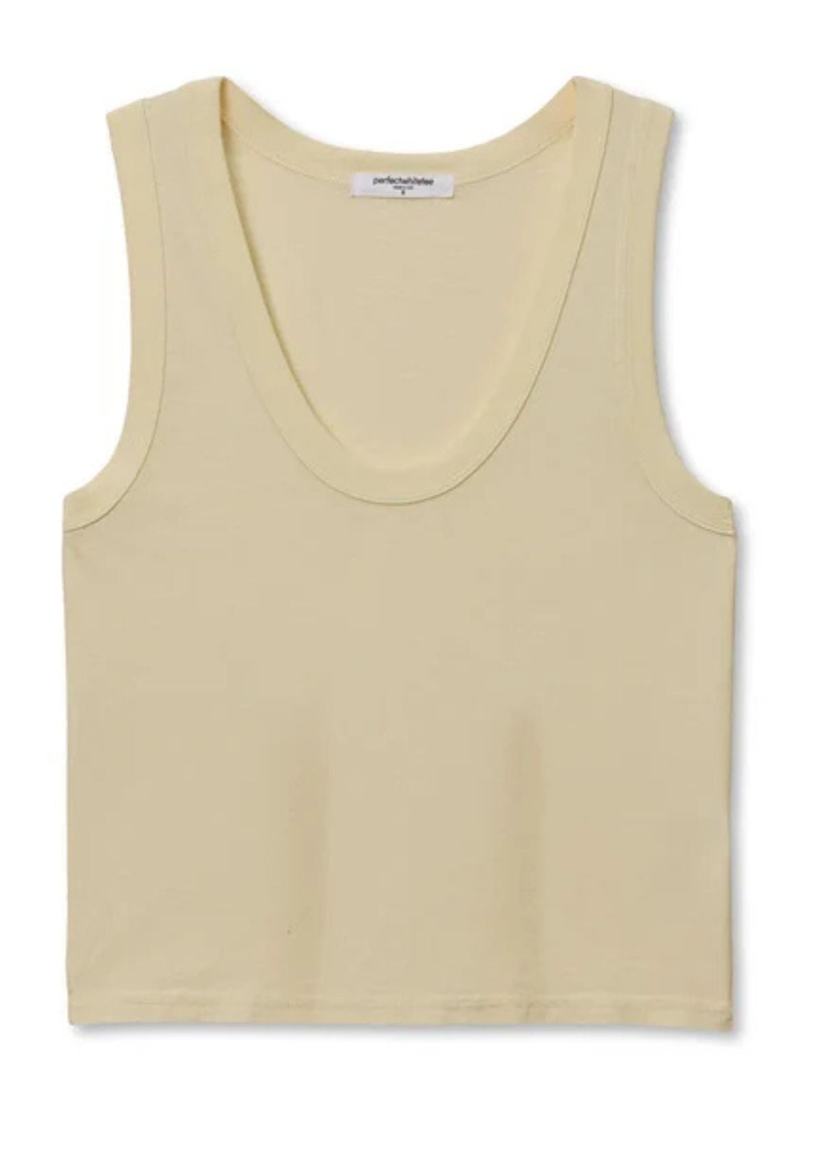 Perfect White Tee Khara Cotton Tank - Custard