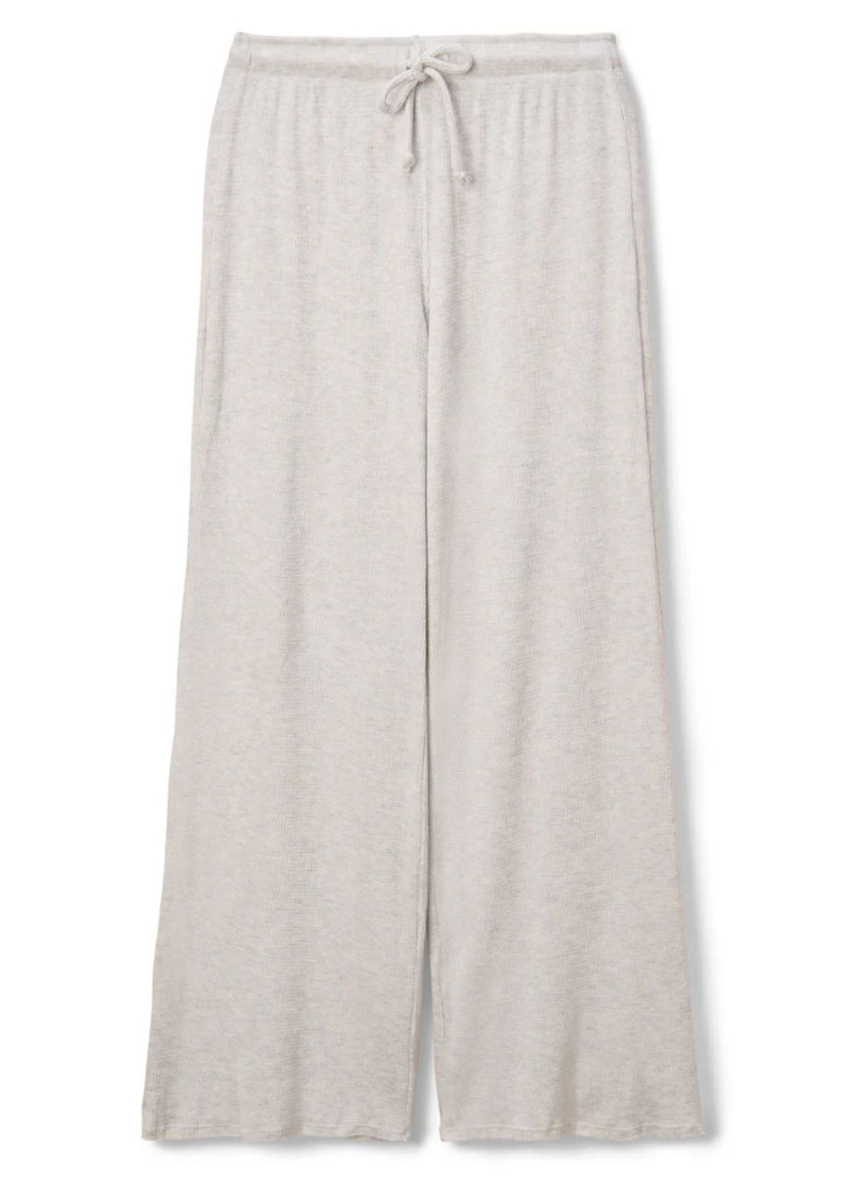 PERFECT WHITE TEE Maddie Brushed Waffle Drawstring Pant - Ash