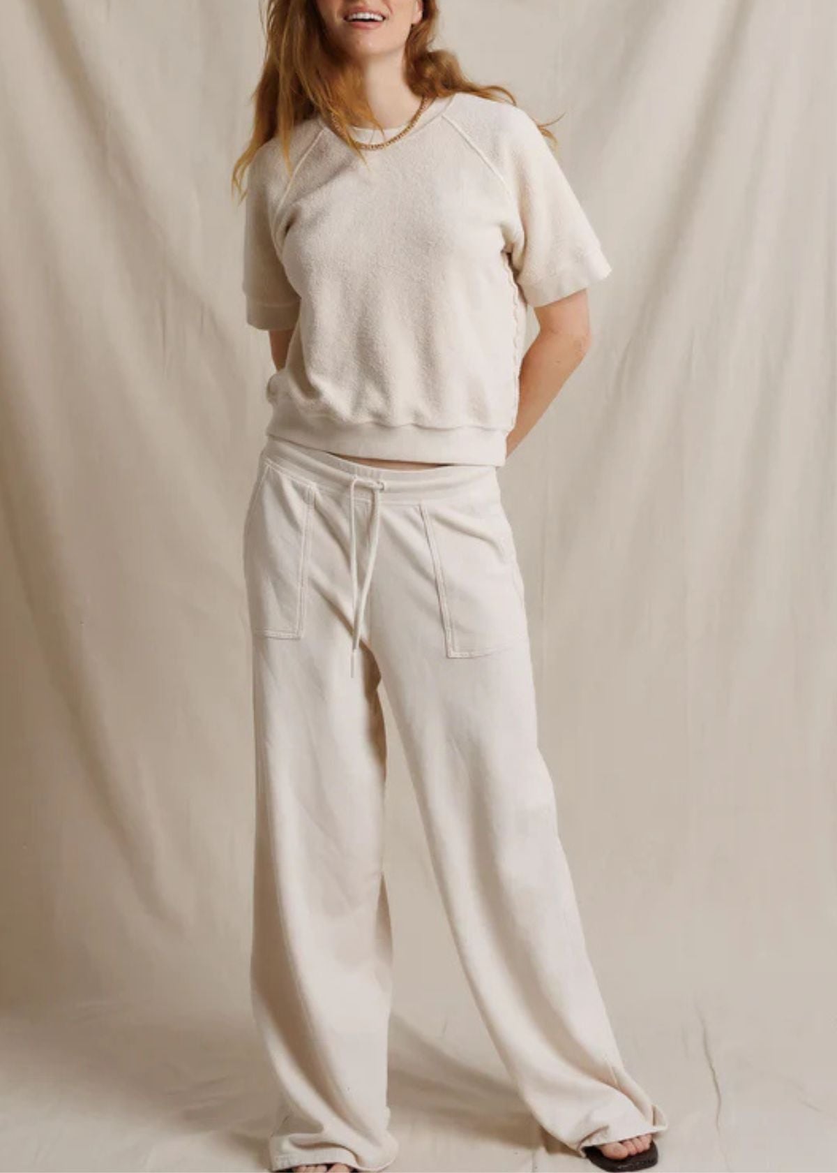 PERFECT WHITE TEE Noa French Terry Pant - Sugar