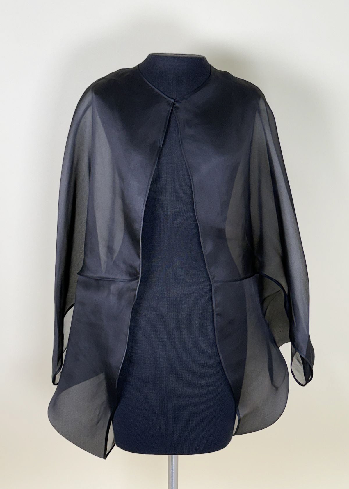 PETER COHEN Spanish Organza Ball Cape - Black