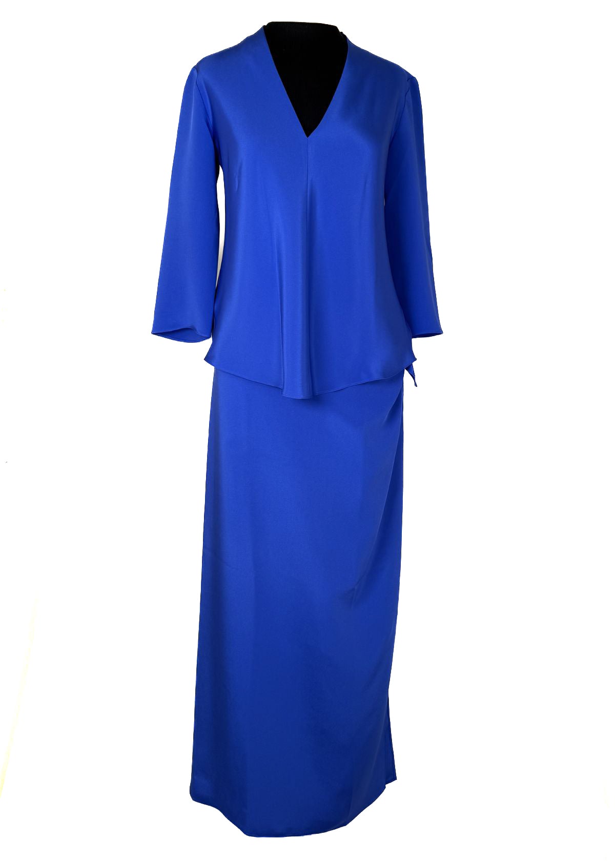 PETER COHEN Sarong Maxi Skirt - Nu Blue