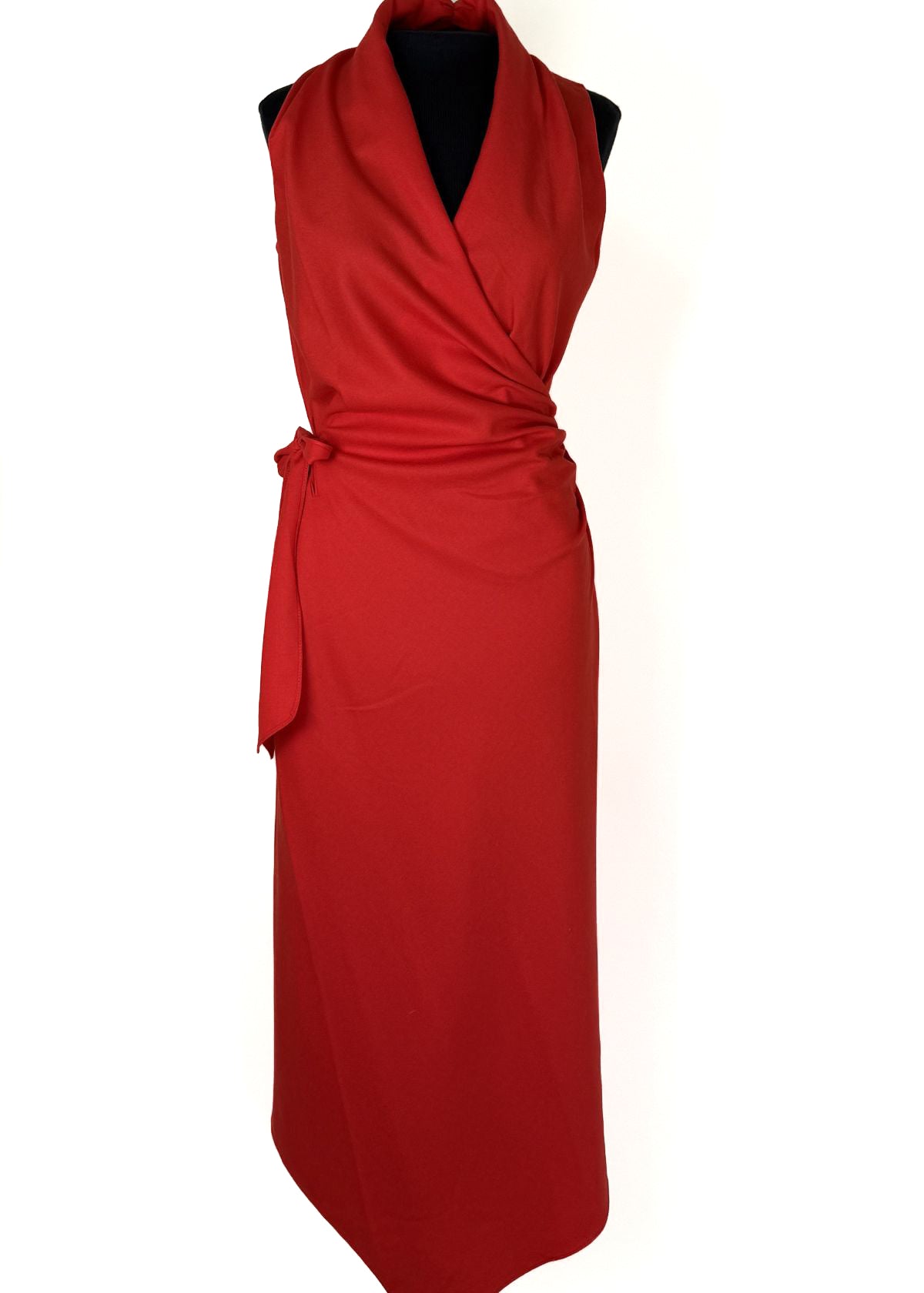 PETER COHEN Victor Virgin Wool Dress - Flame