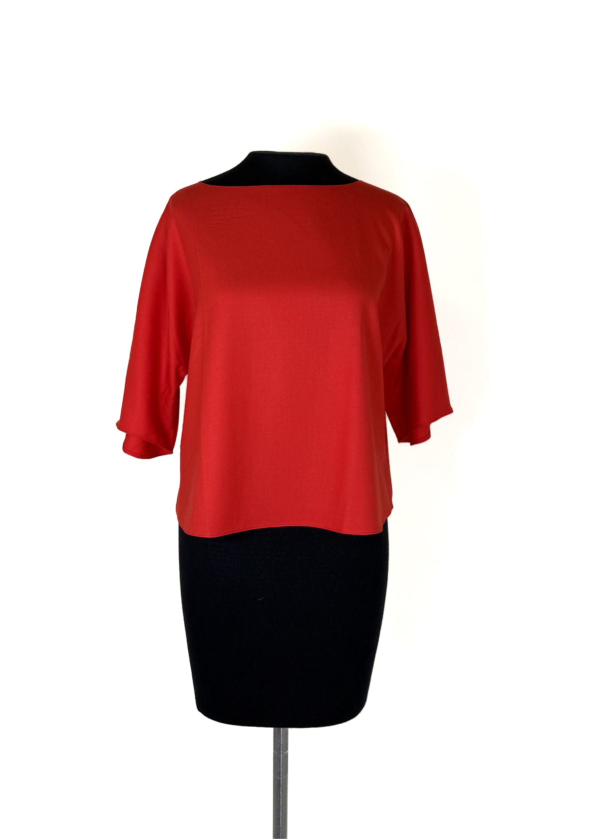 PETER COHEN Lucy Virgin Wool Top - Flame