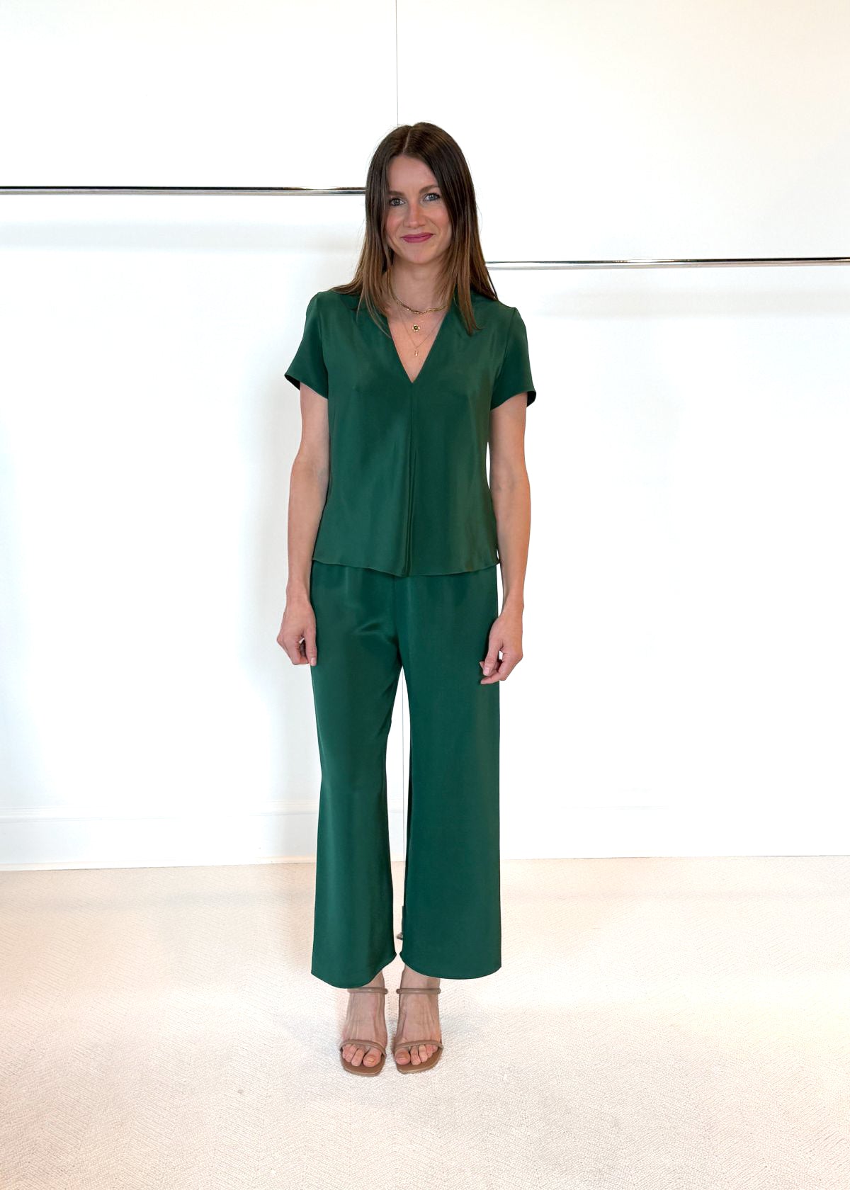 PETER COHEN Slake Top - Emerald