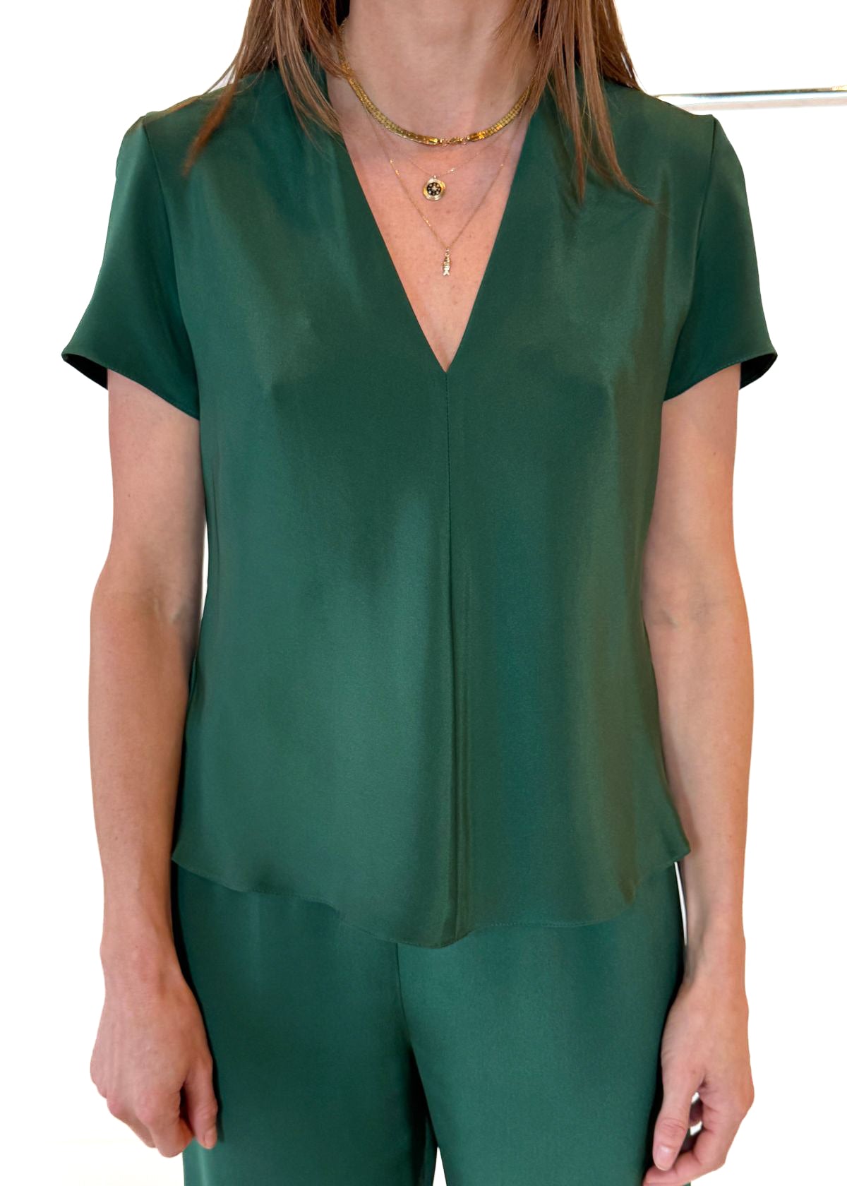PETER COHEN Slake Top - Emerald