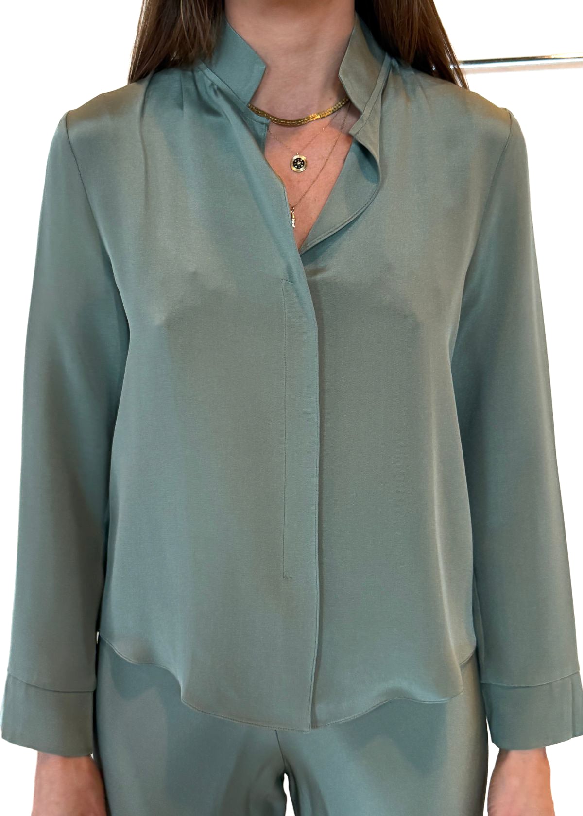 PETER COHEN Cuff Top - Jade