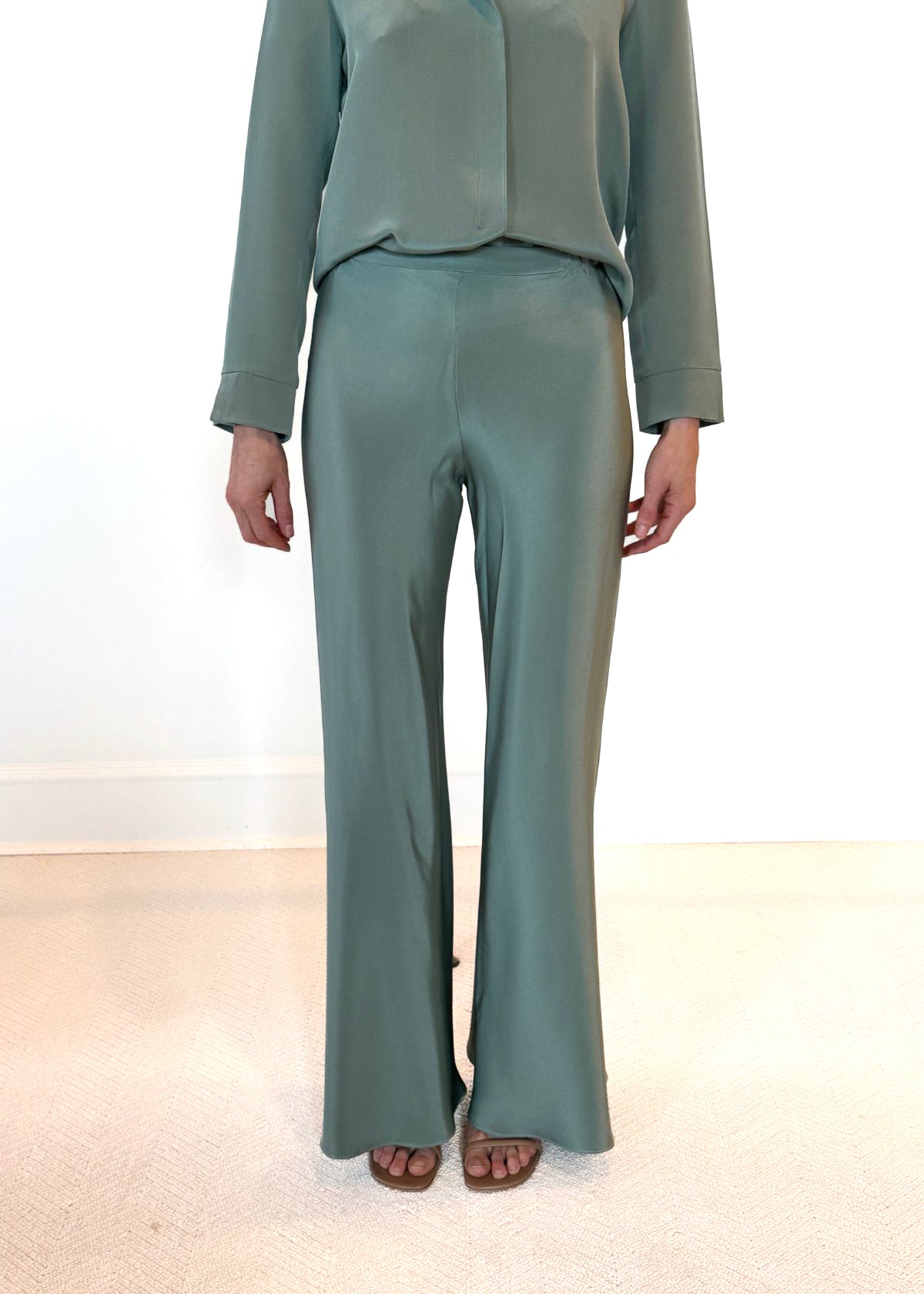 PETER COHEN Chute Wide Leg Pant - Jade