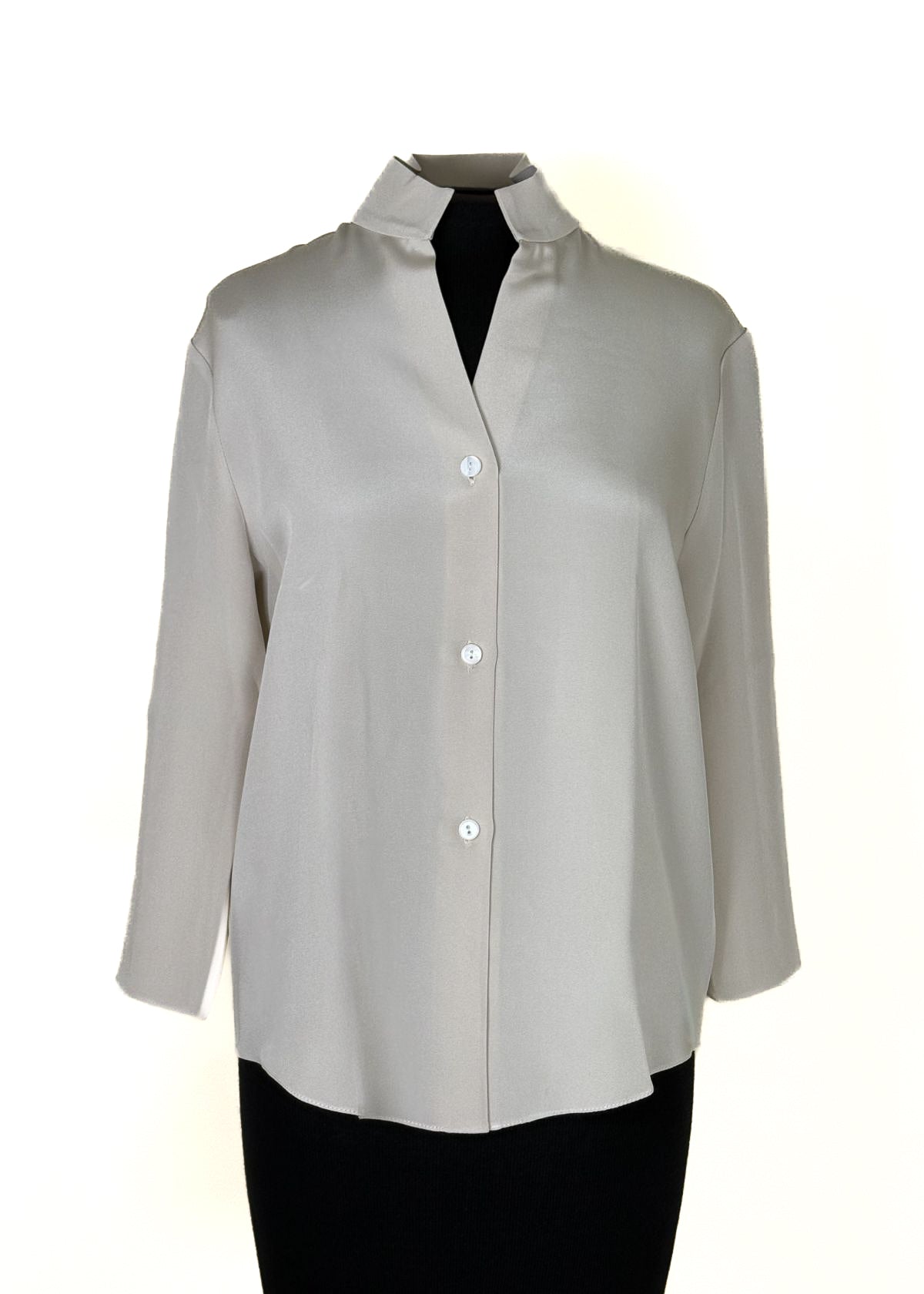 PETER COHEN Bing Four Ply Silk Top - Cream