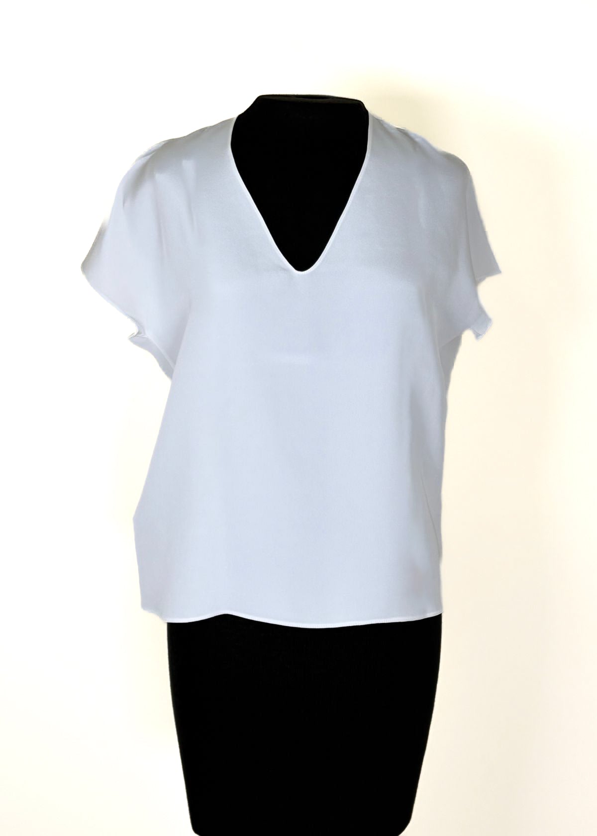 PETER COHEN Gus Silk Top - White