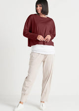 PLANET Pima Cotton Mini Luxury Boxy Tee - Port