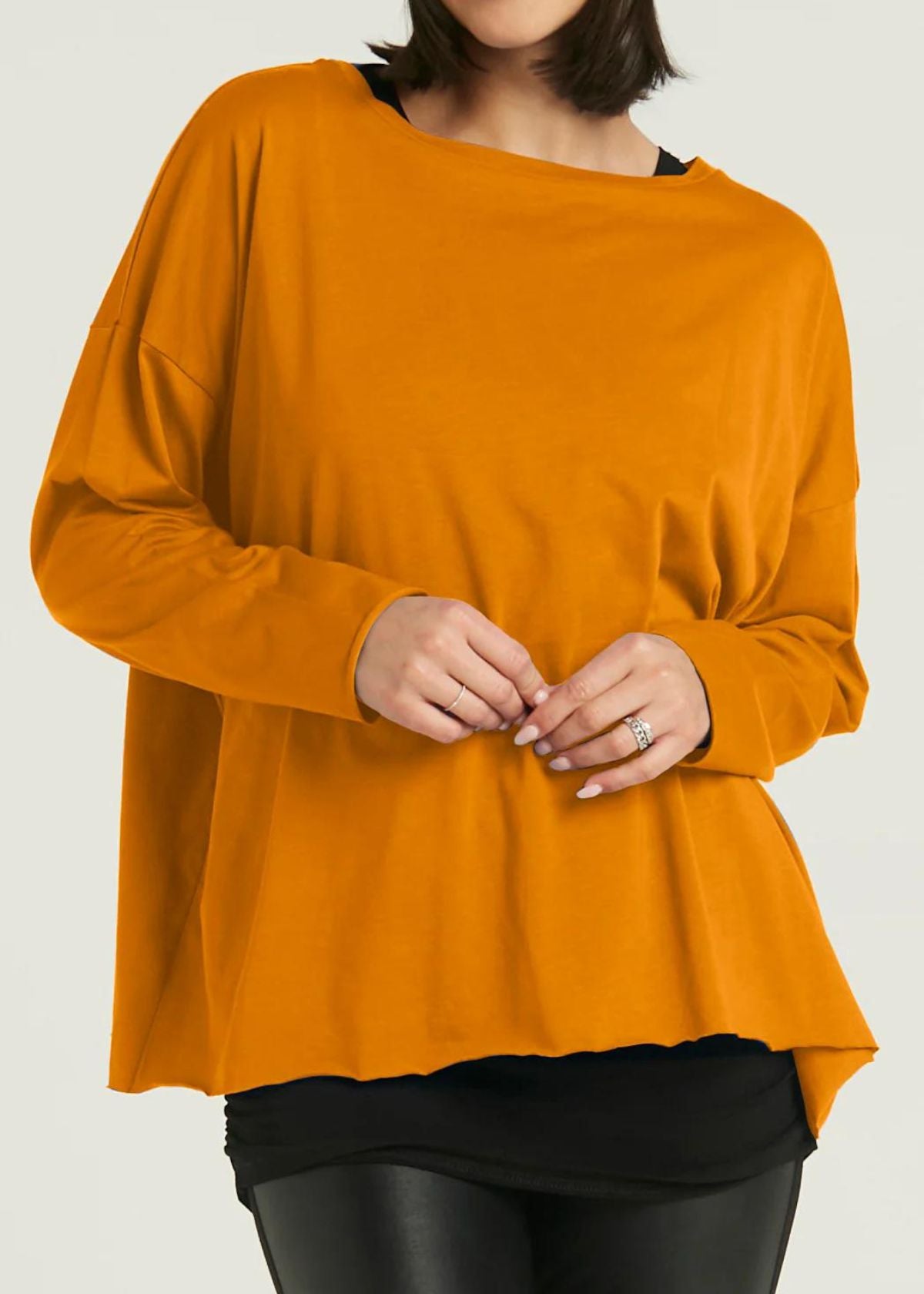 PLANET Pima Cotton Luxury Boxy Tee - Ginger