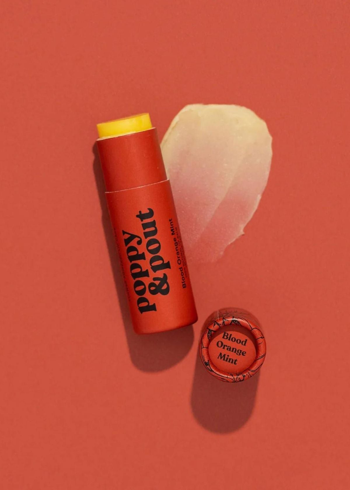 POPPY & POUT Lip Balm - Blood Orange Mint