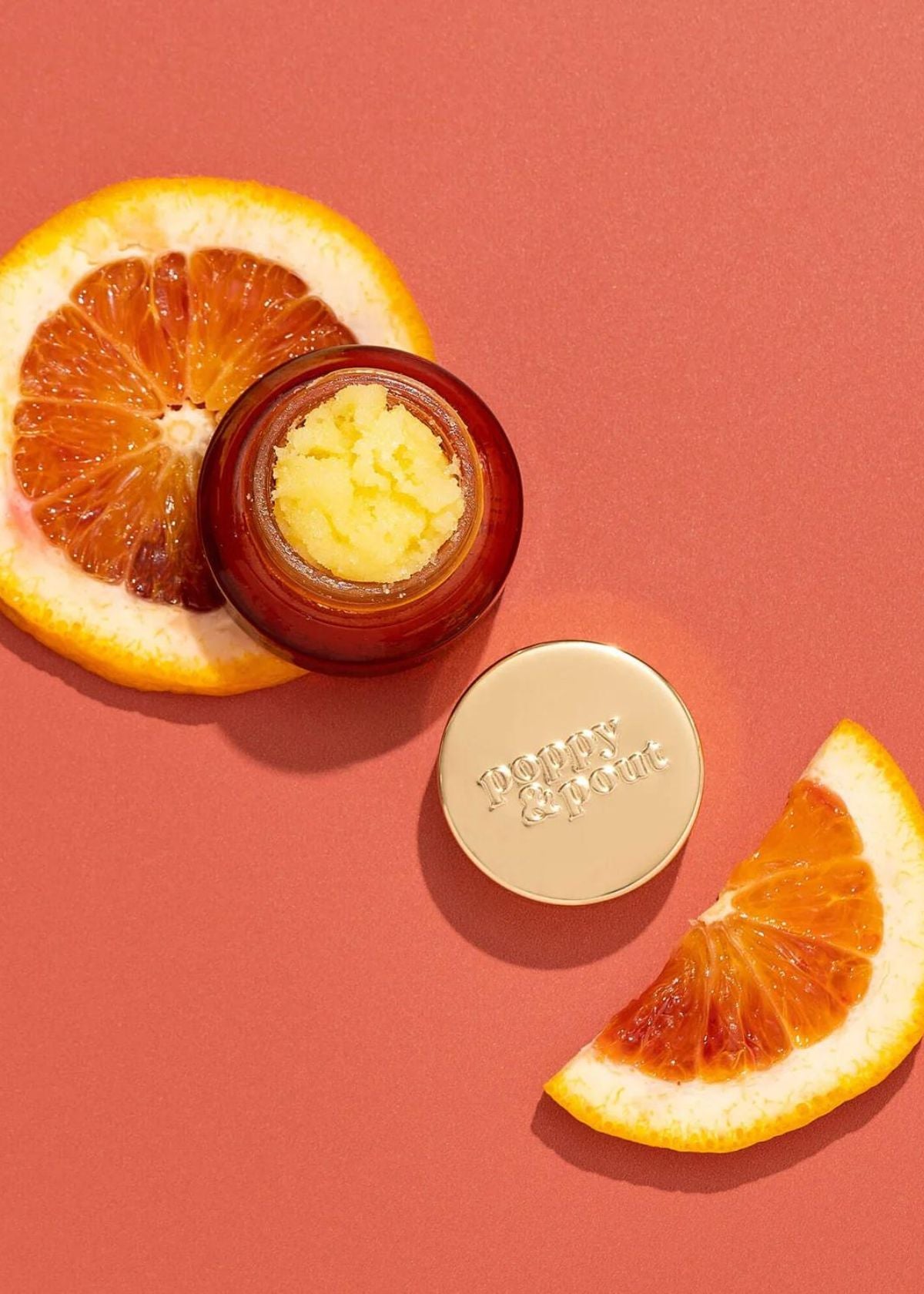 POPPY & POUT Lip Scrub - Blood Orange Mint