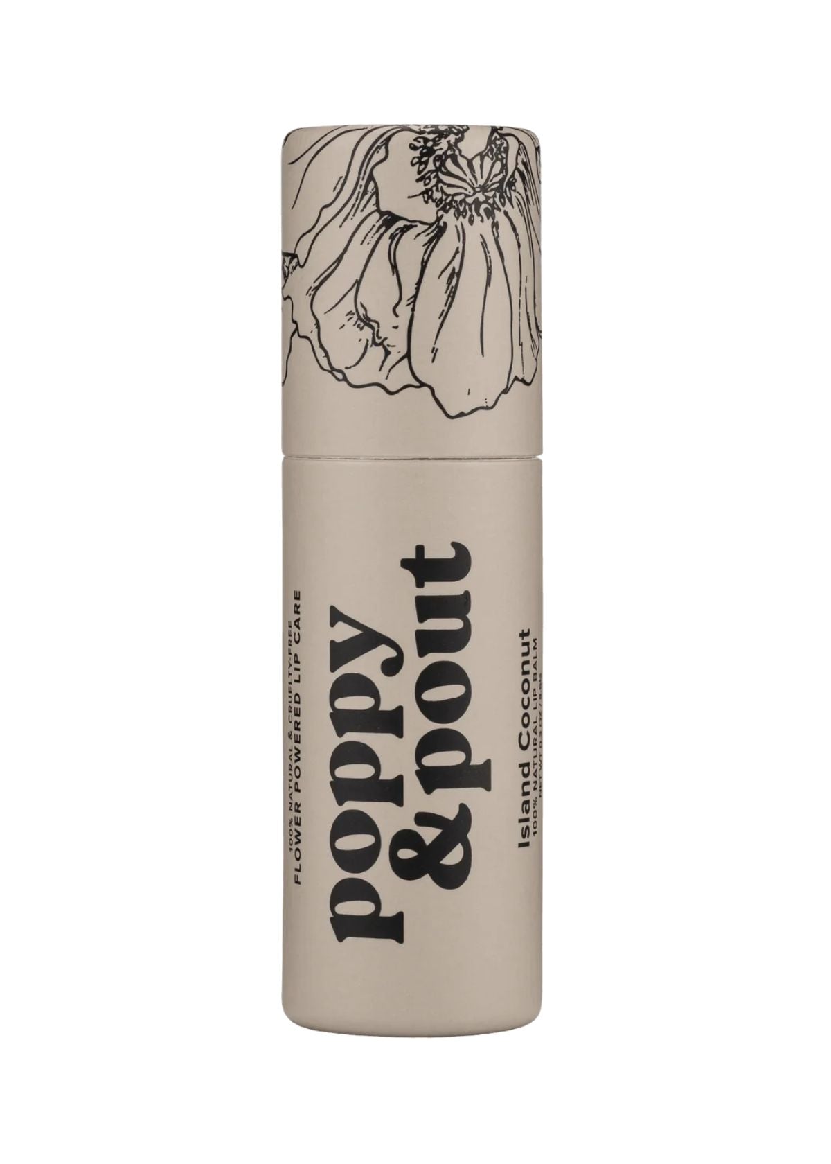 POPPY & POUT Lip Balm - Island Coconut