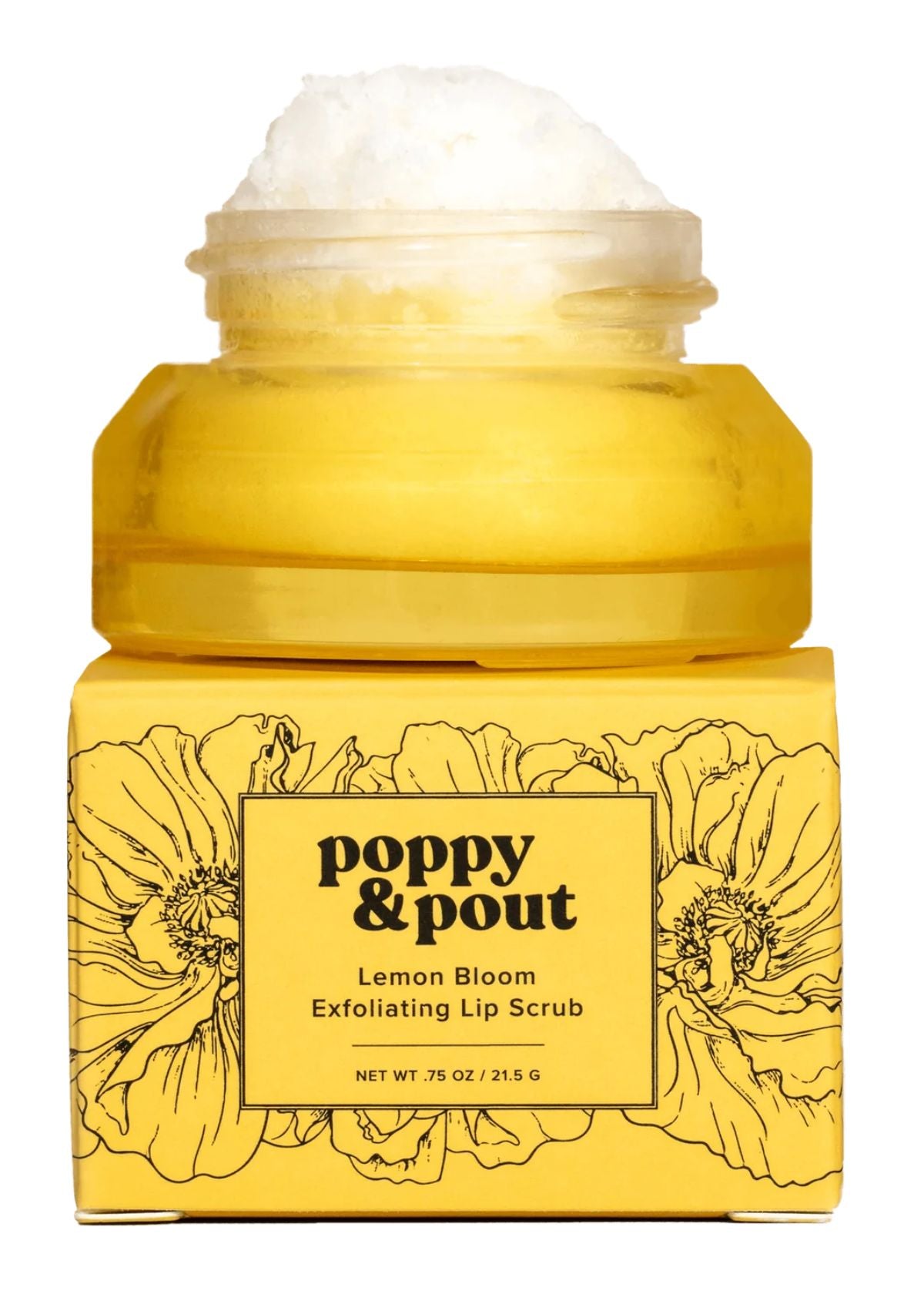 POPPY & POUT Lip Scrub - Lemon Bloom