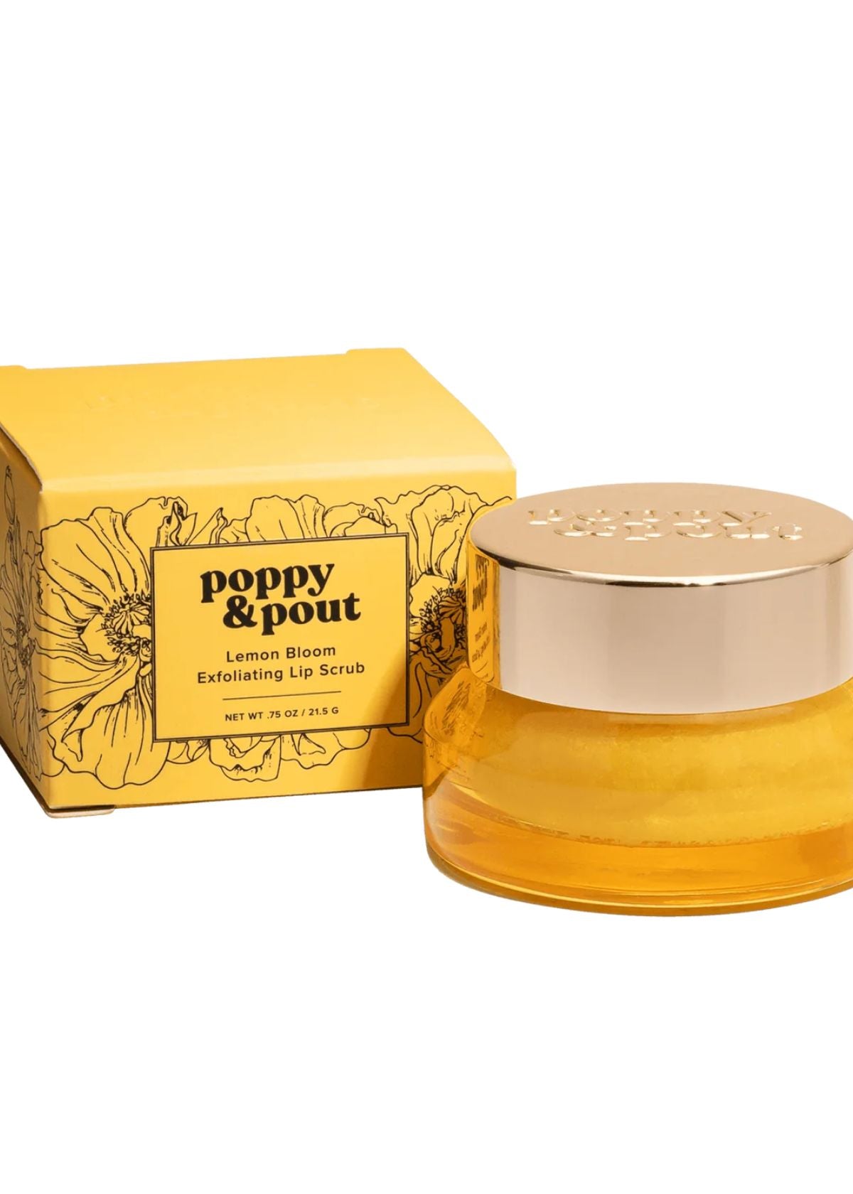 POPPY & POUT Lip Scrub - Lemon Bloom