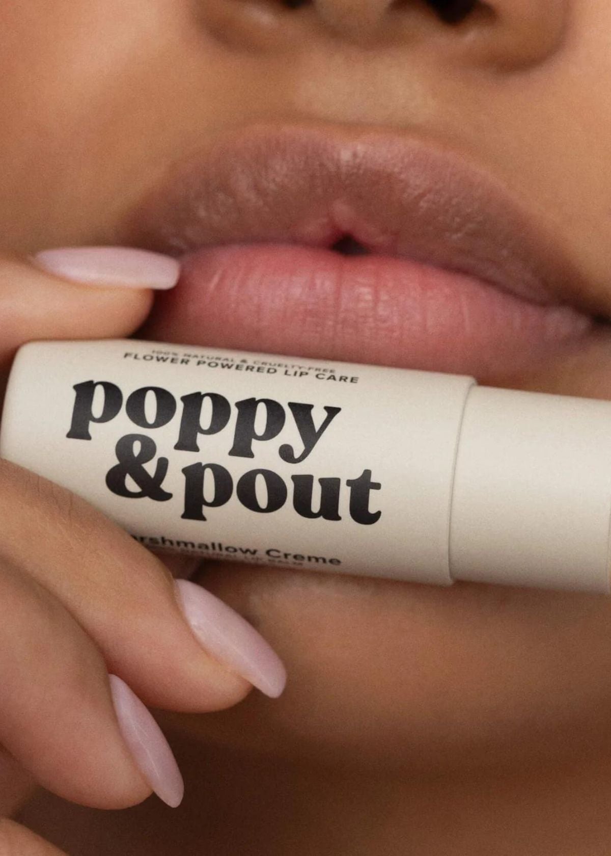 POPPY & POUT Lip Balm - Marshmallow Creme