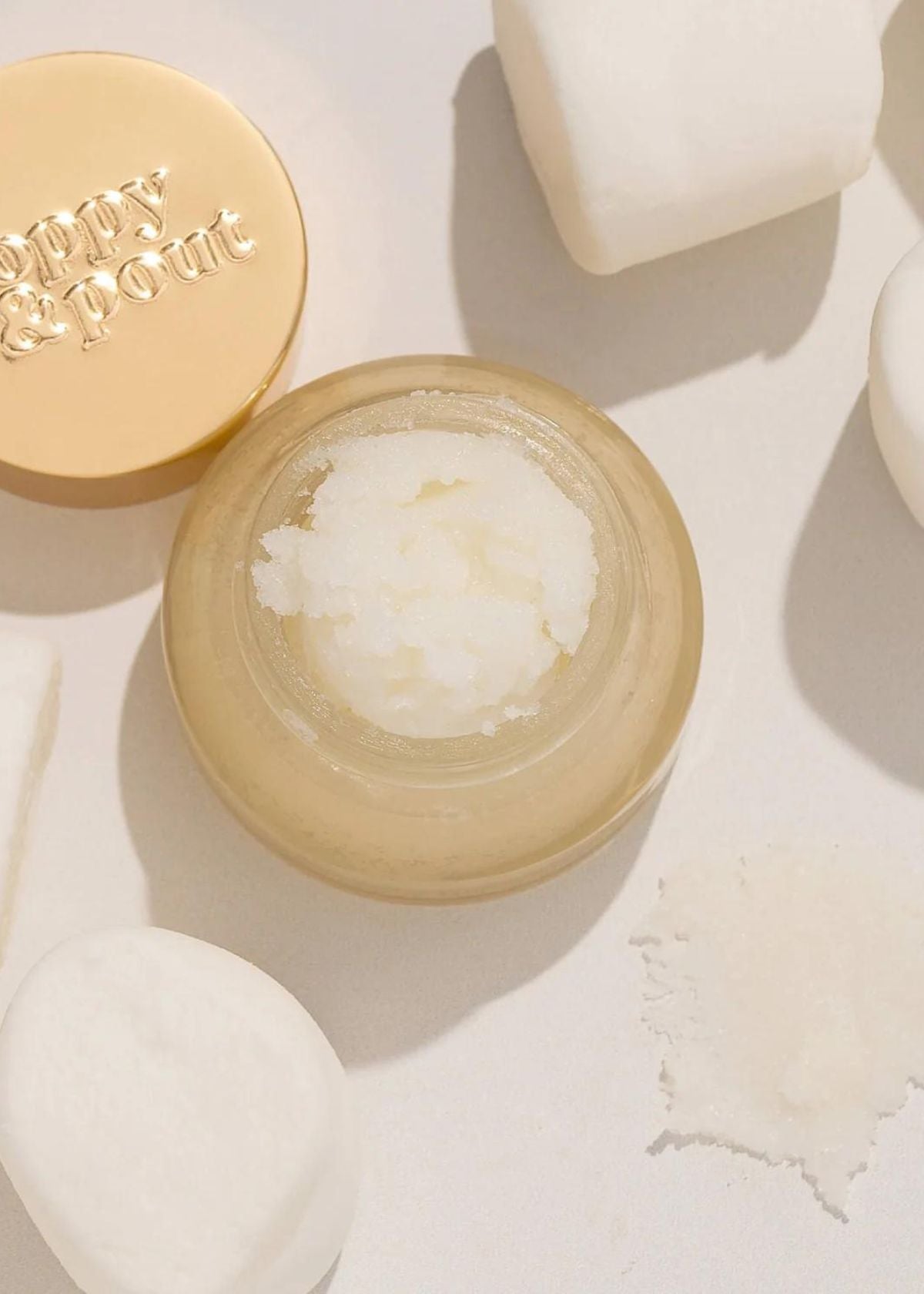 POPPY & POUT Lip Scrub - Marshmallow Creme