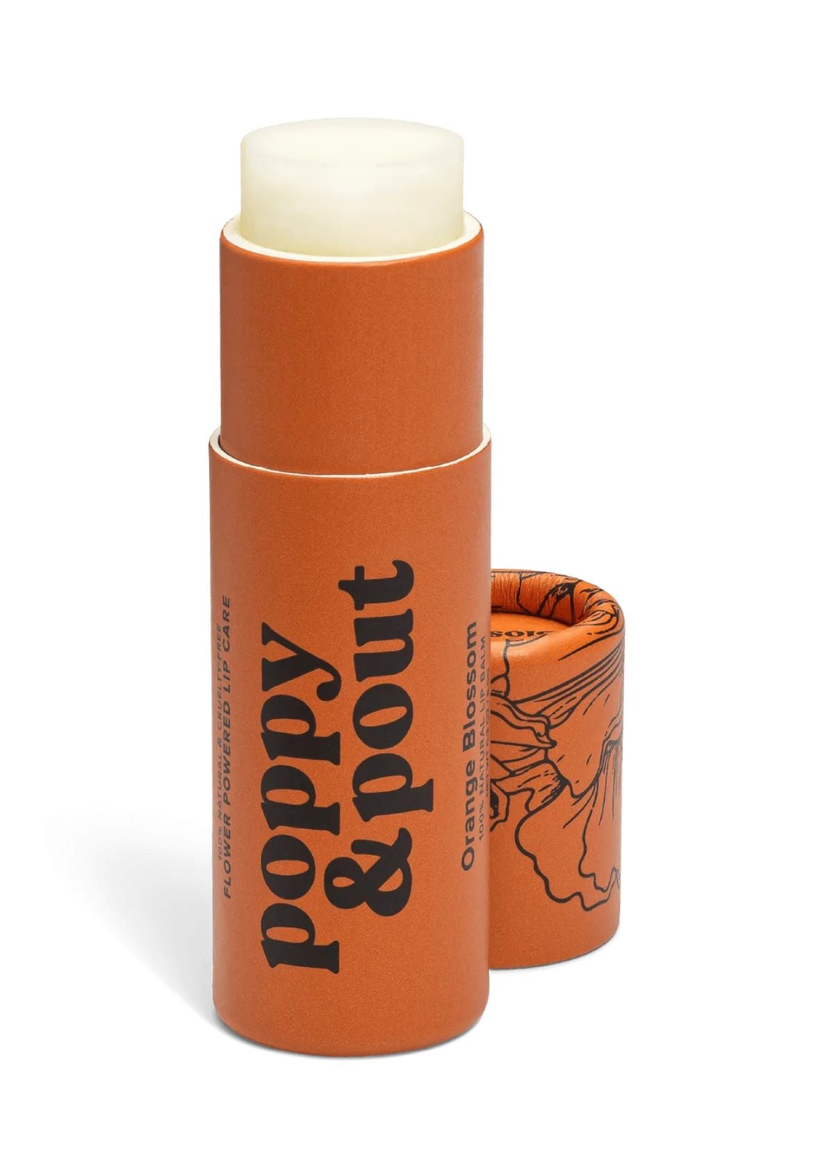 POPPY & POUT Lip Balm - Orange Blossom