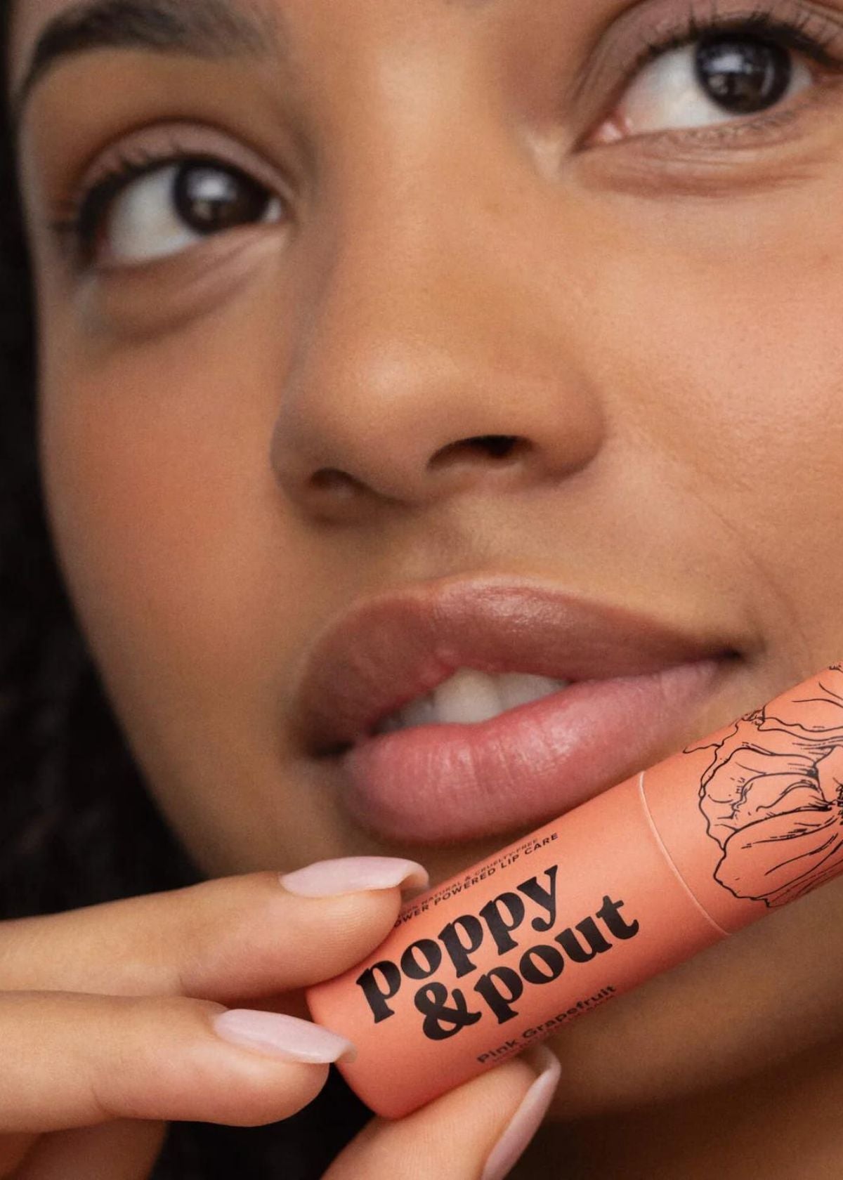 POPPY & POUT Lip Balm - Pink Grapefruit