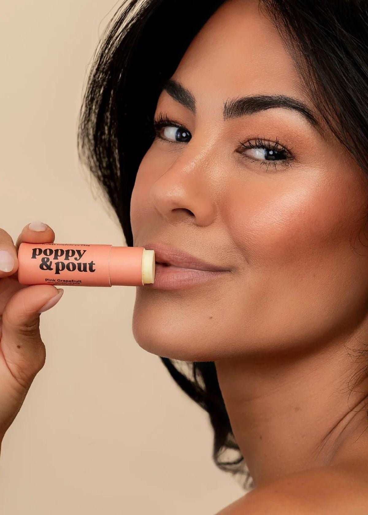 POPPY & POUT Lip Balm - Pink Grapefruit