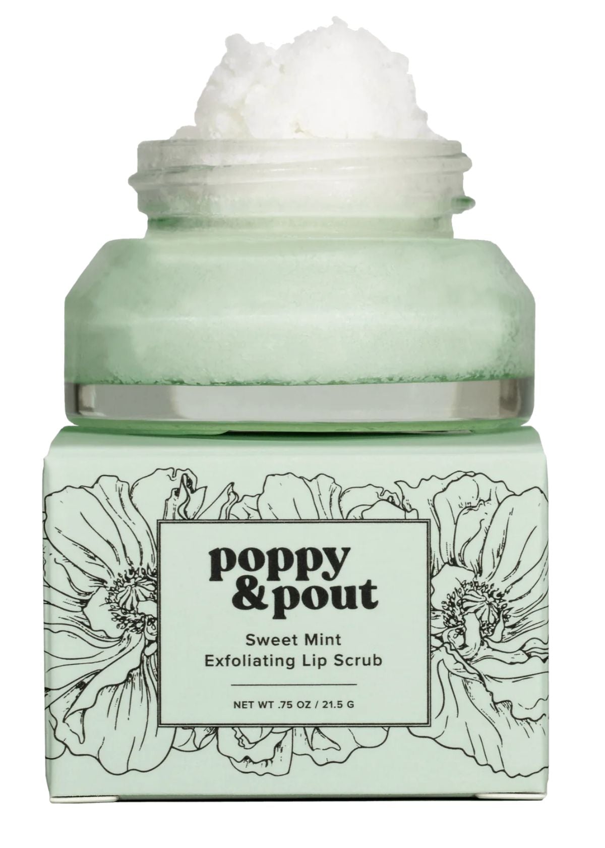 POPPY & POUT Lip Scrub - Sweet Mint