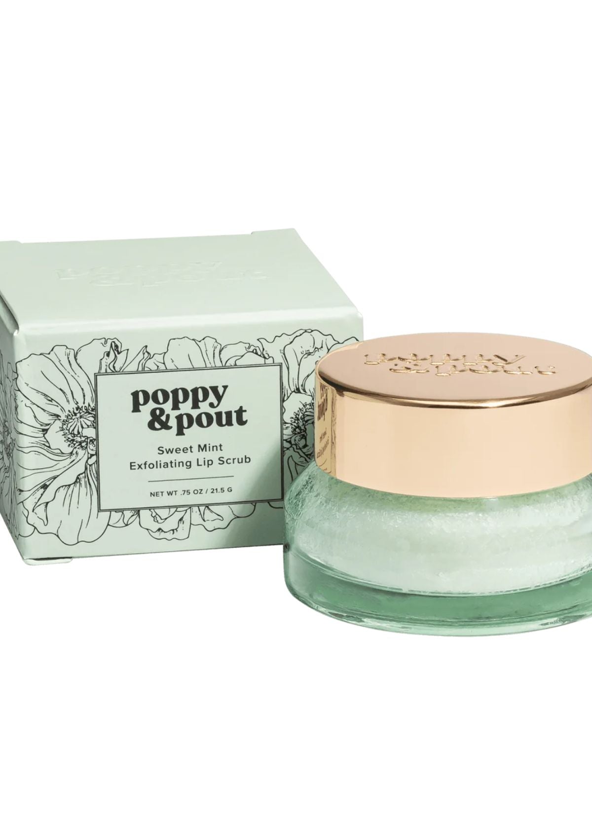 POPPY & POUT Lip Scrub - Sweet Mint