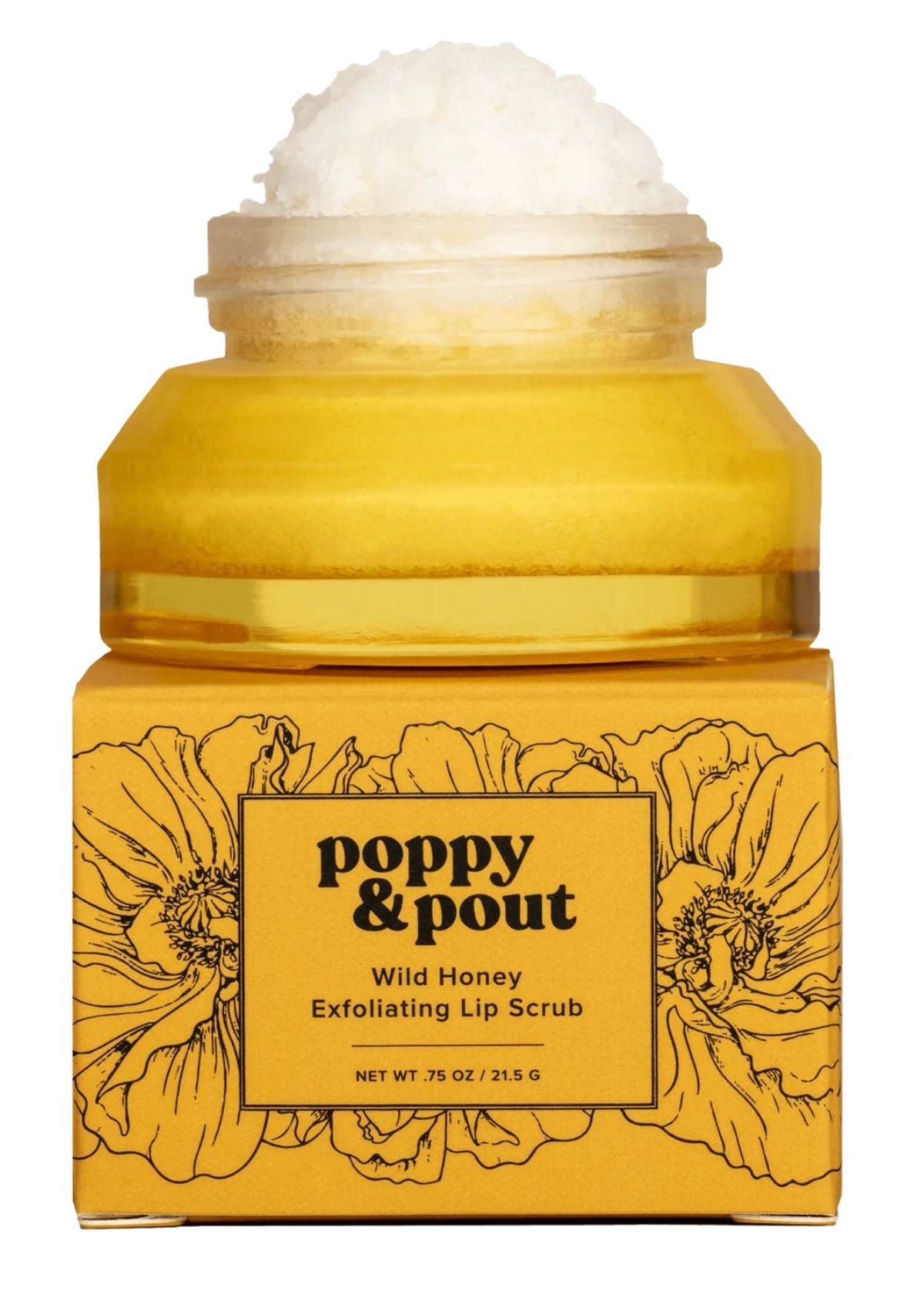 POPPY & POUT Lip Scrub - Wild Honey