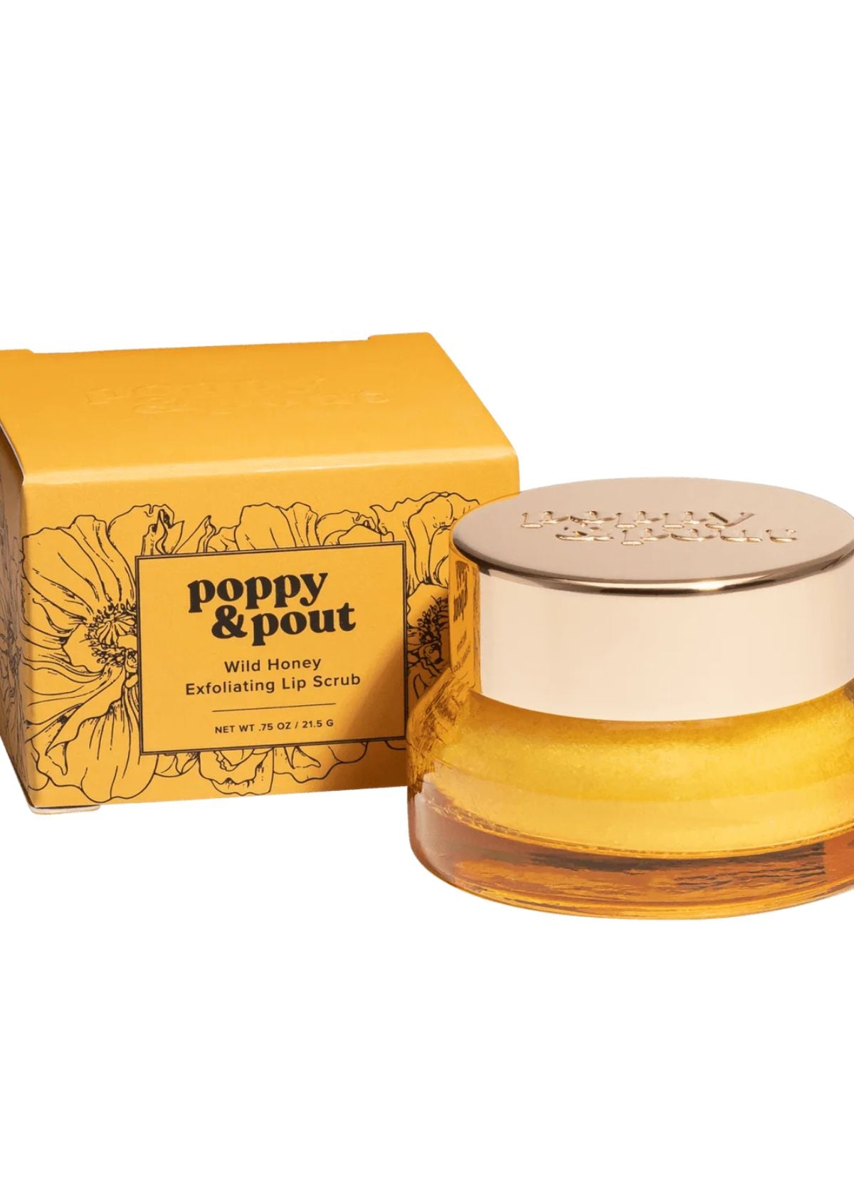 POPPY & POUT Lip Scrub - Wild Honey