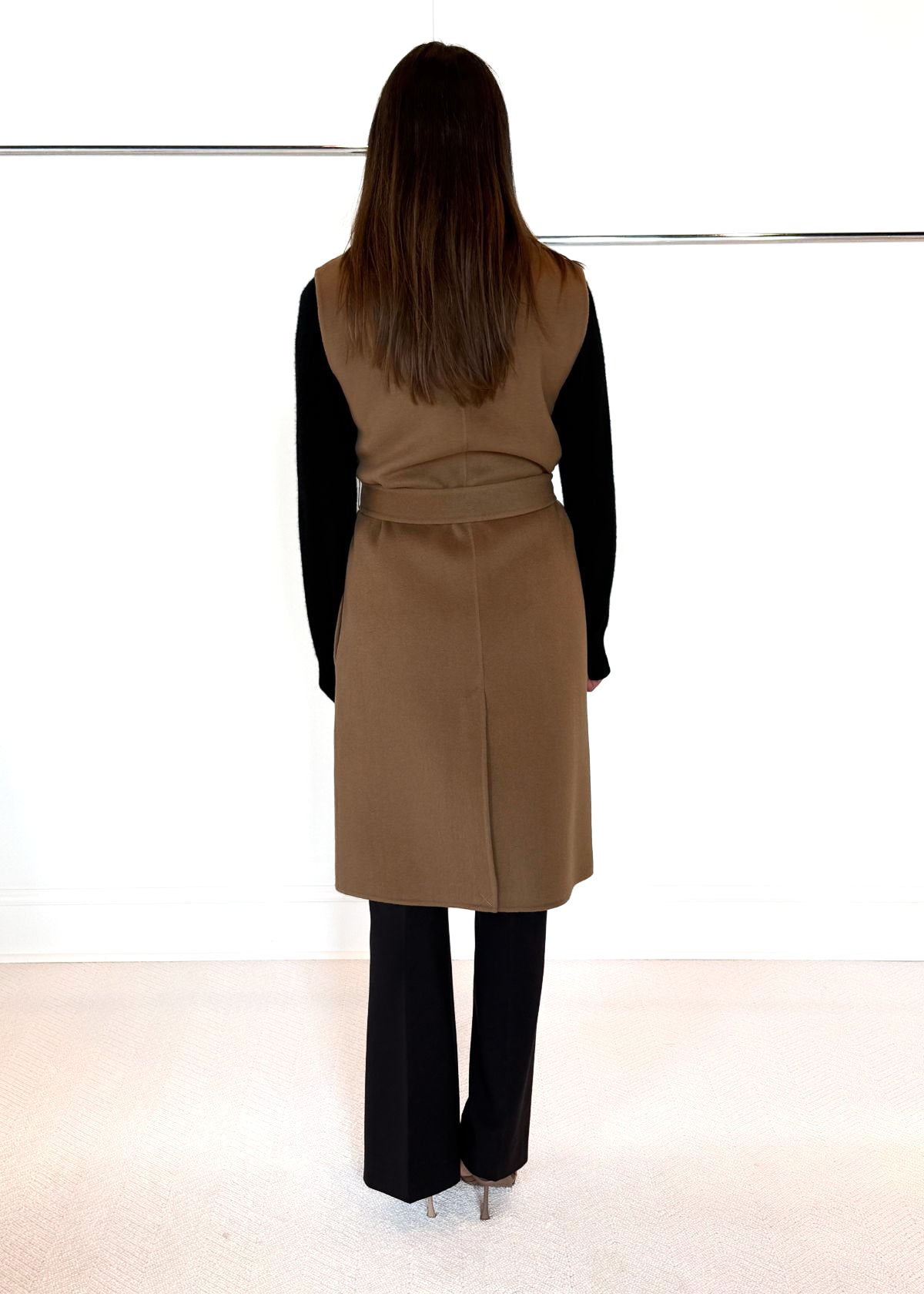 PUROTATTO Cashmere/Wool Belted Coat - Camel