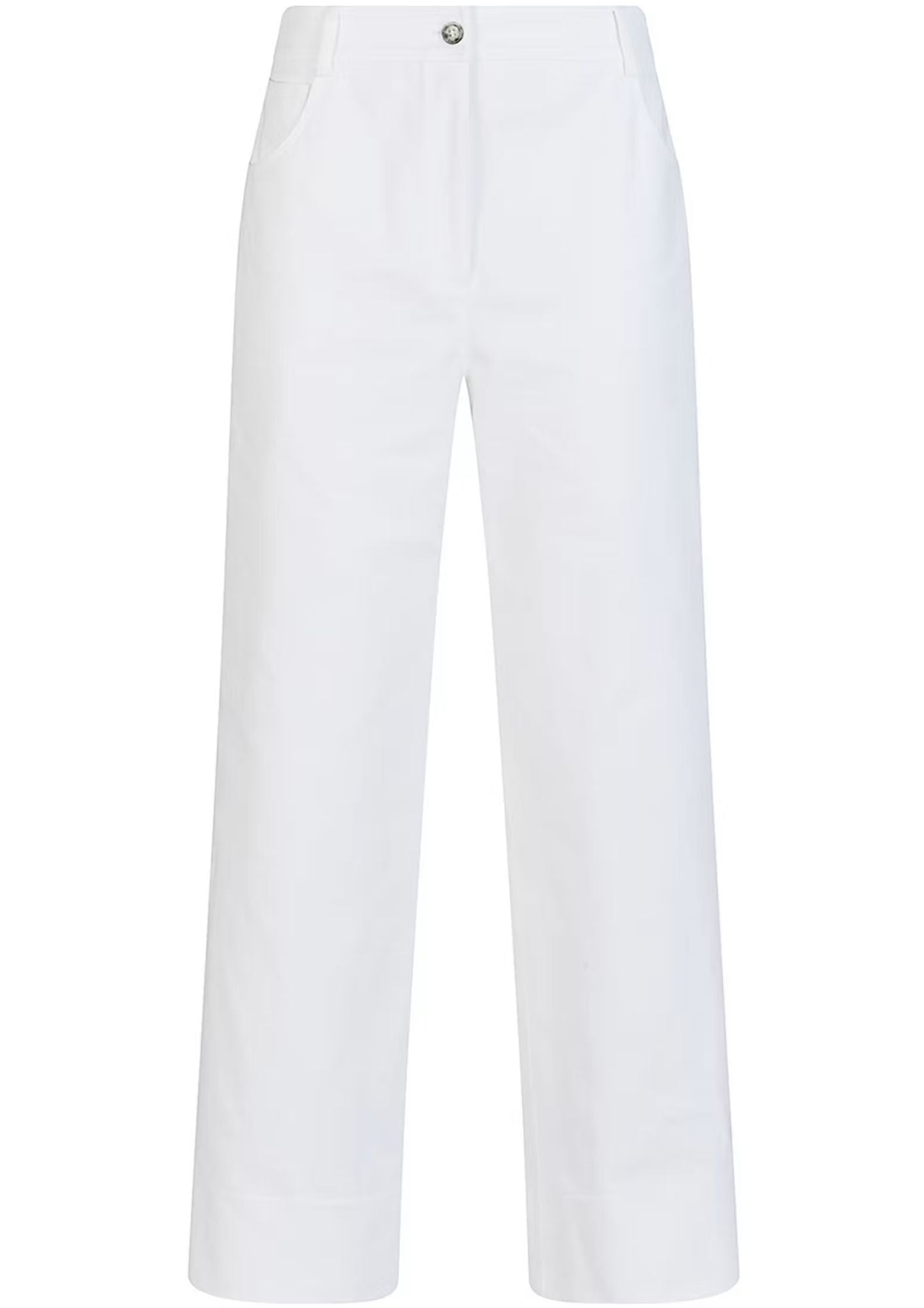 PUROTATTO Wide Leg Jean - White