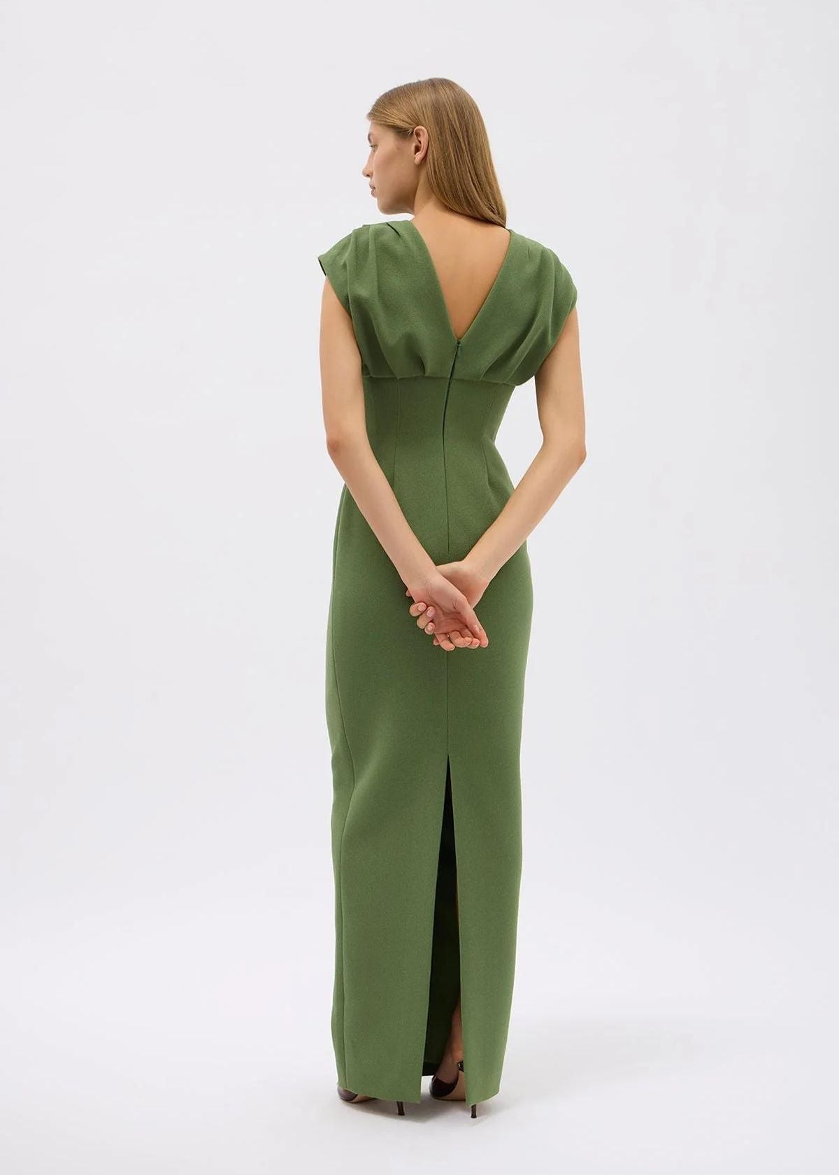 RACHEL GILBERT Maggie Gown - Olive