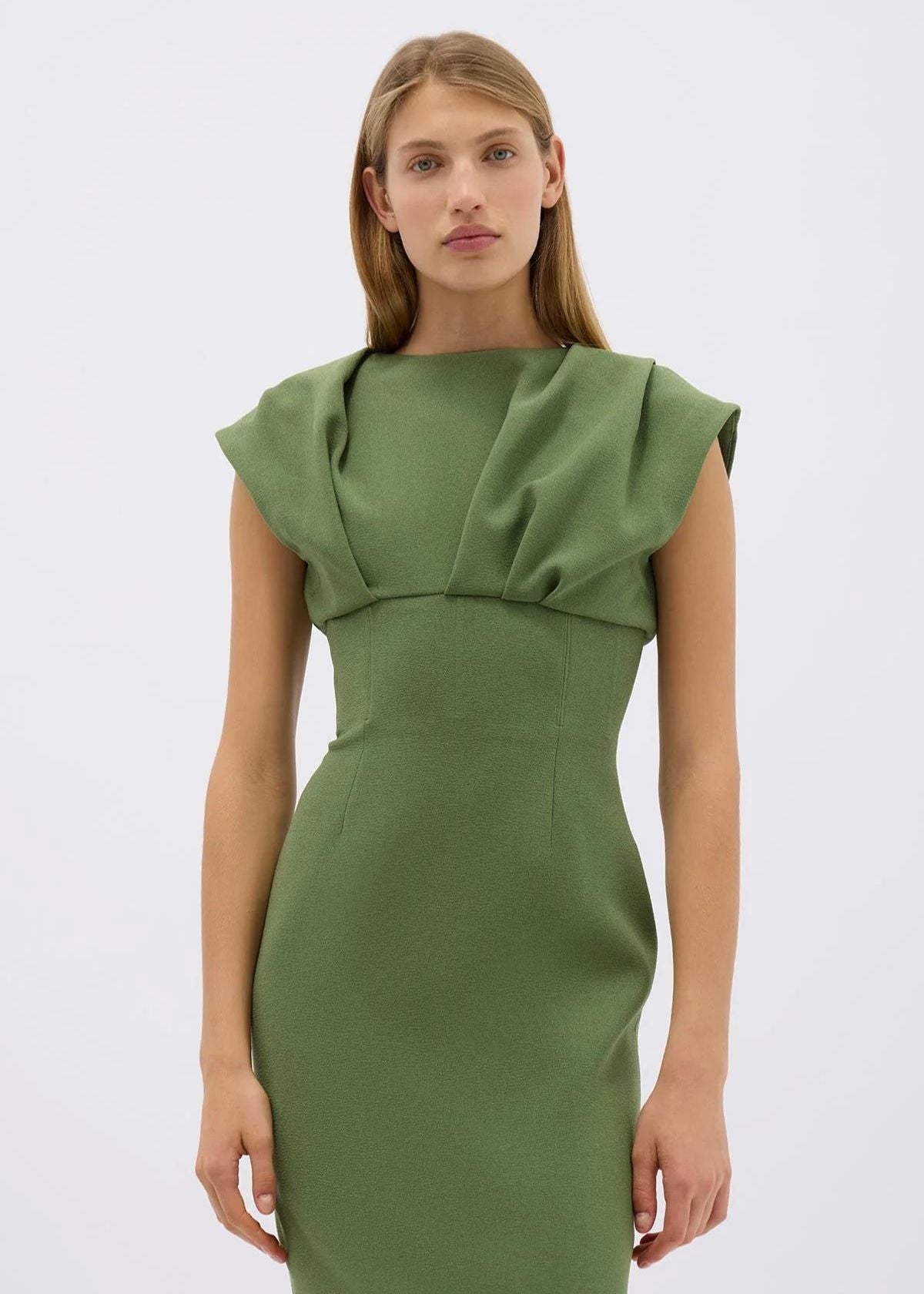 RACHEL GILBERT Maggie Gown - Olive