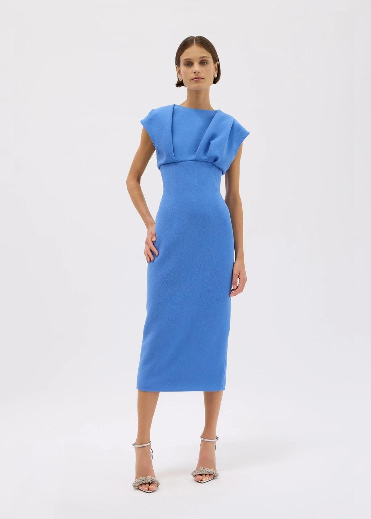 RACHEL GILBERT Maggie Dress - Ultramarine