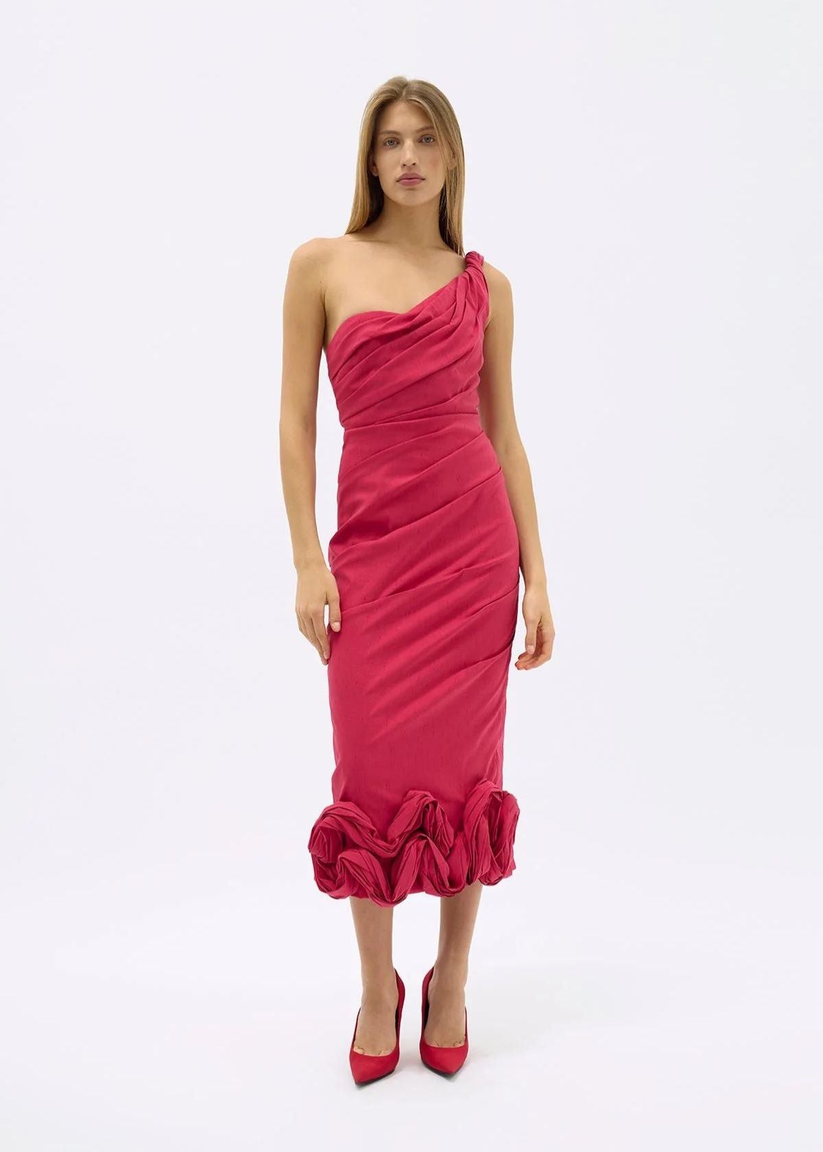 RACHEL GILBERT Ochre Dress - Watermelon