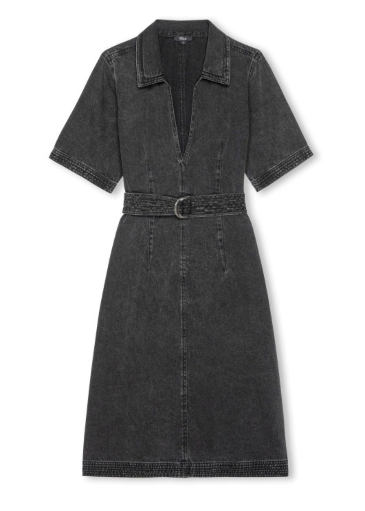 RAILS Mavis Mini Dress - Washed Black