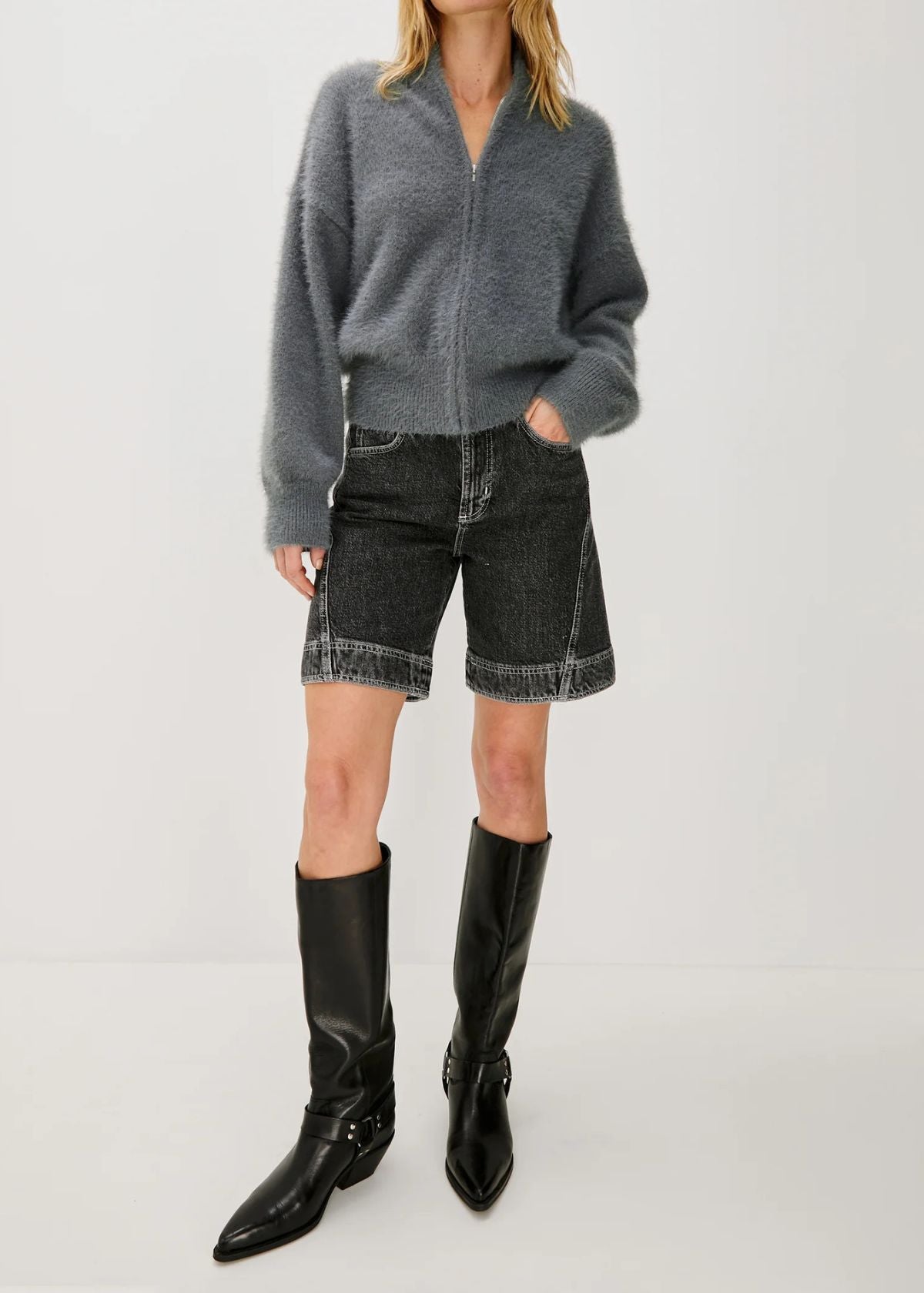 RAILS Kerry Sweater - Heather Charcoal