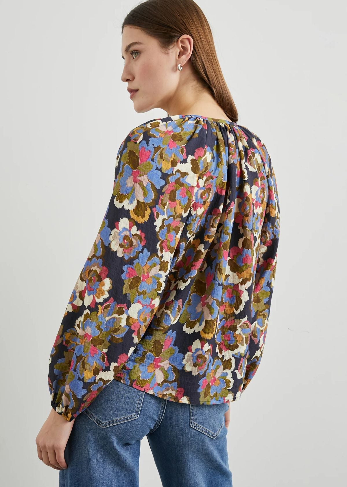 RAILS Indi Top - Navy Wildflower