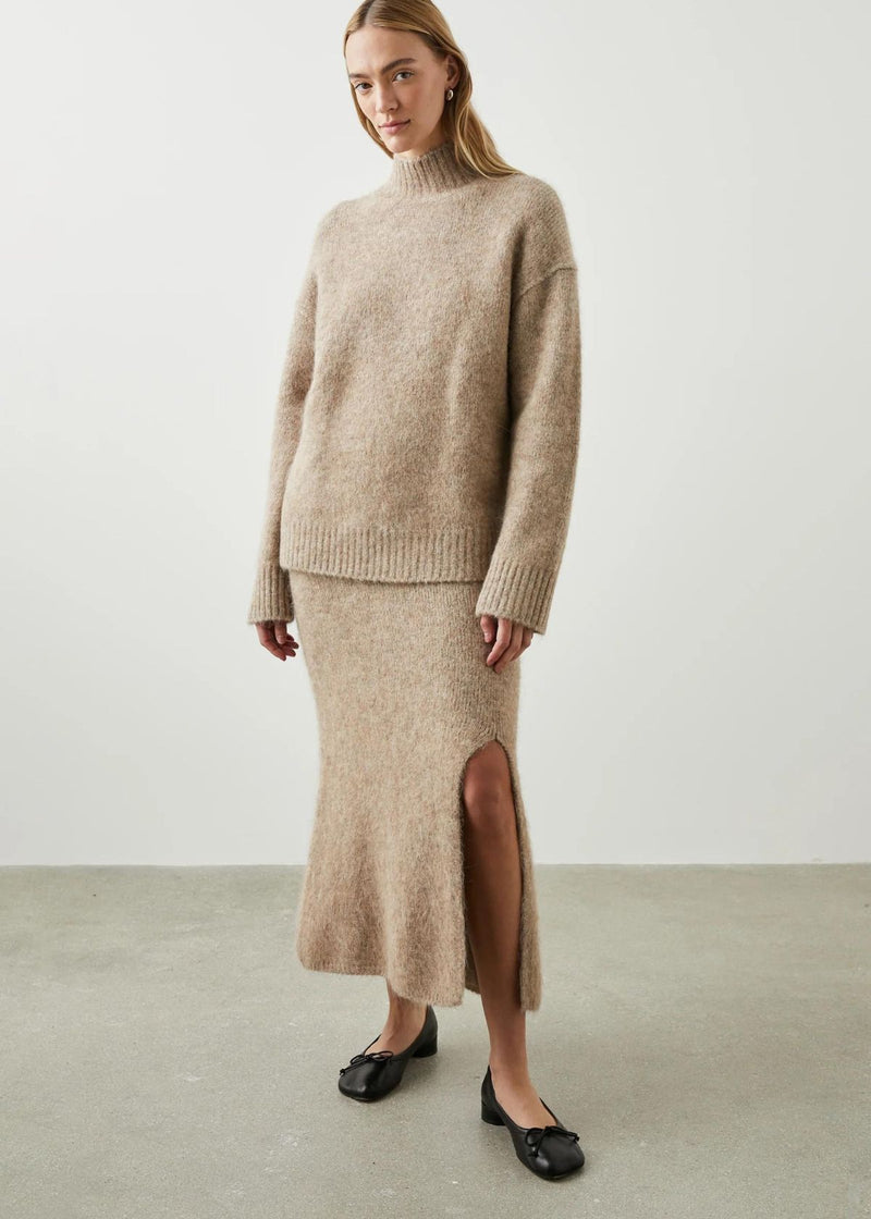 RAILS Diana Midi Skirt - Oatmeal