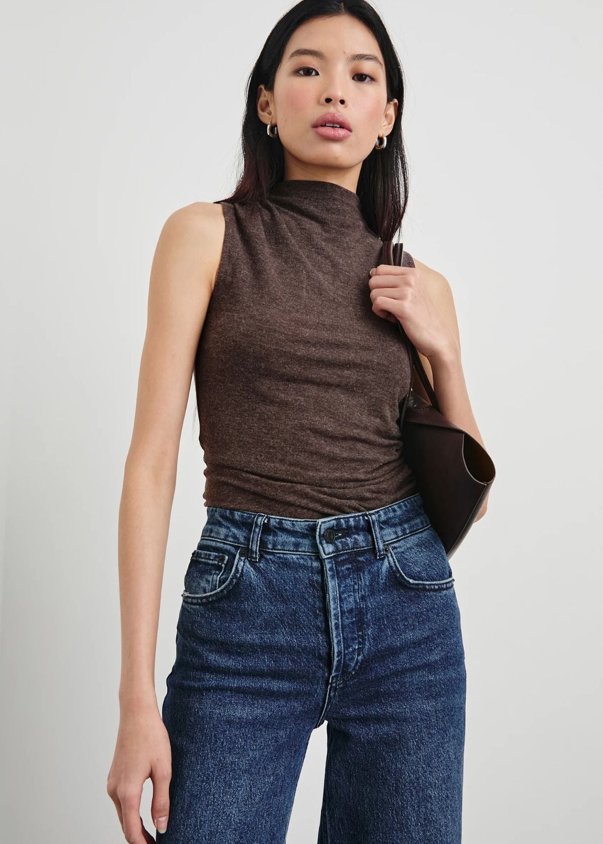 RAILS Christen Top - Heather Brown