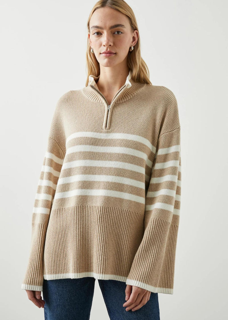 RAILS Tessa Sweater - Sand Stripe
