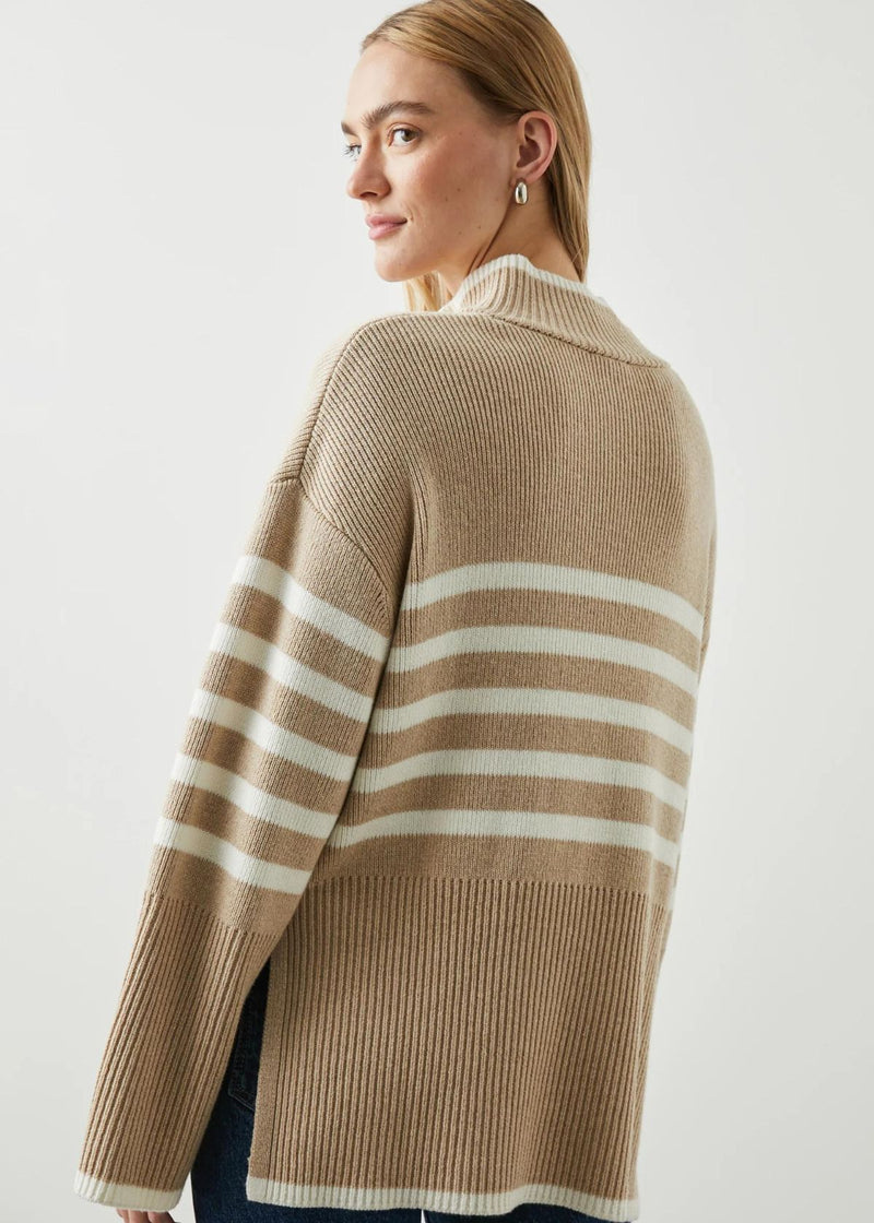 RAILS Tessa Sweater - Sand Stripe