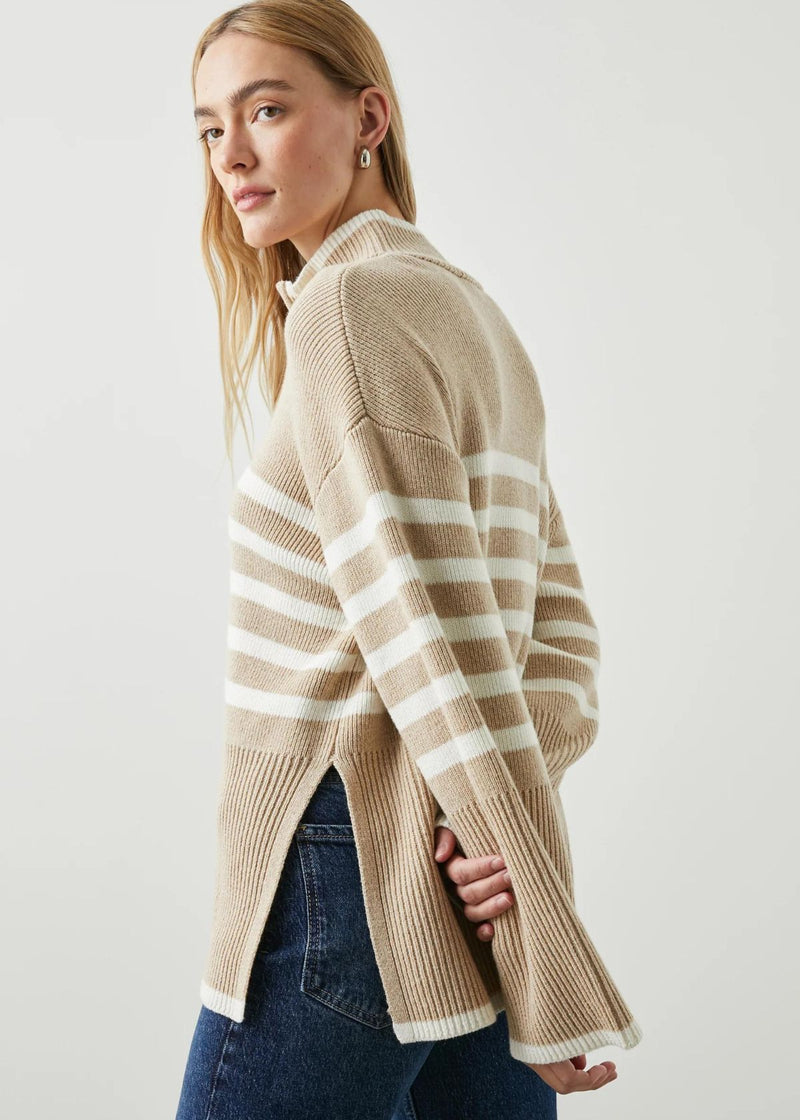 RAILS Tessa Sweater - Sand Stripe