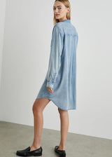 RAILS Sawyer Shirt Dress - Medium Vintage Cloud Wash