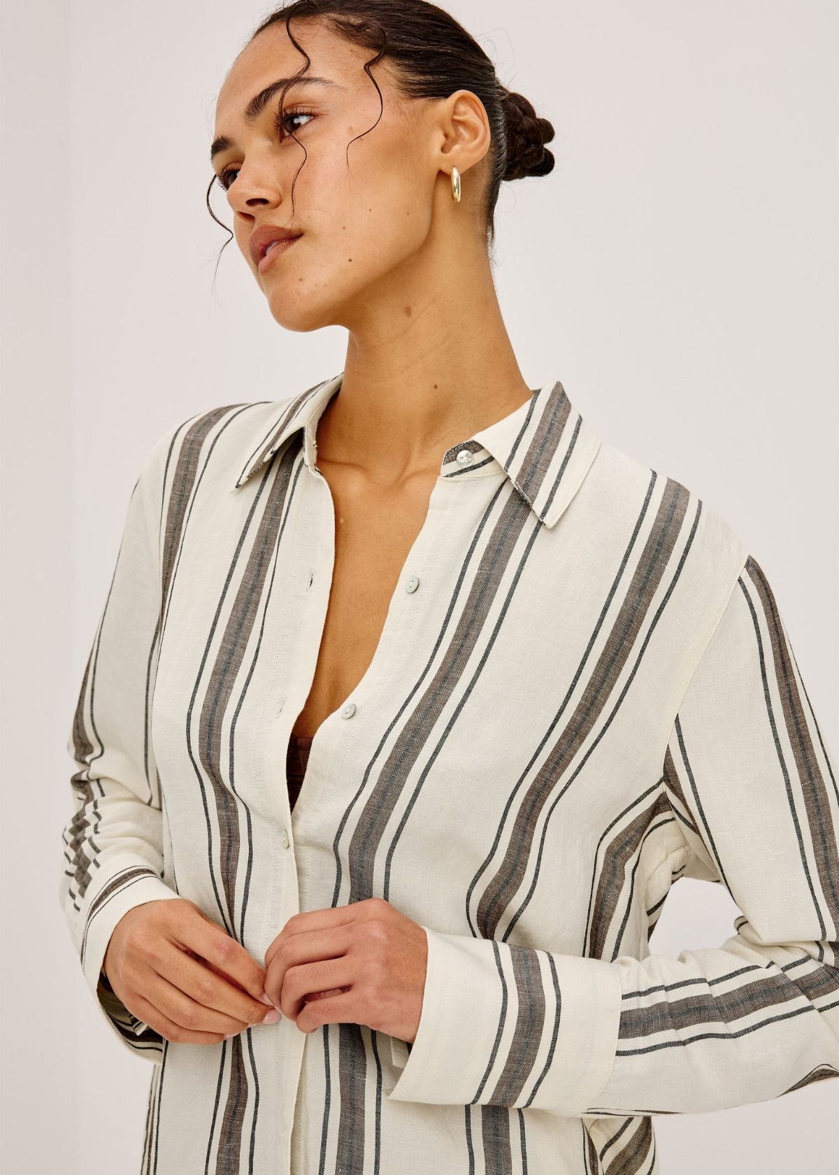 RAILS Knox Top - Sequoia Stripe