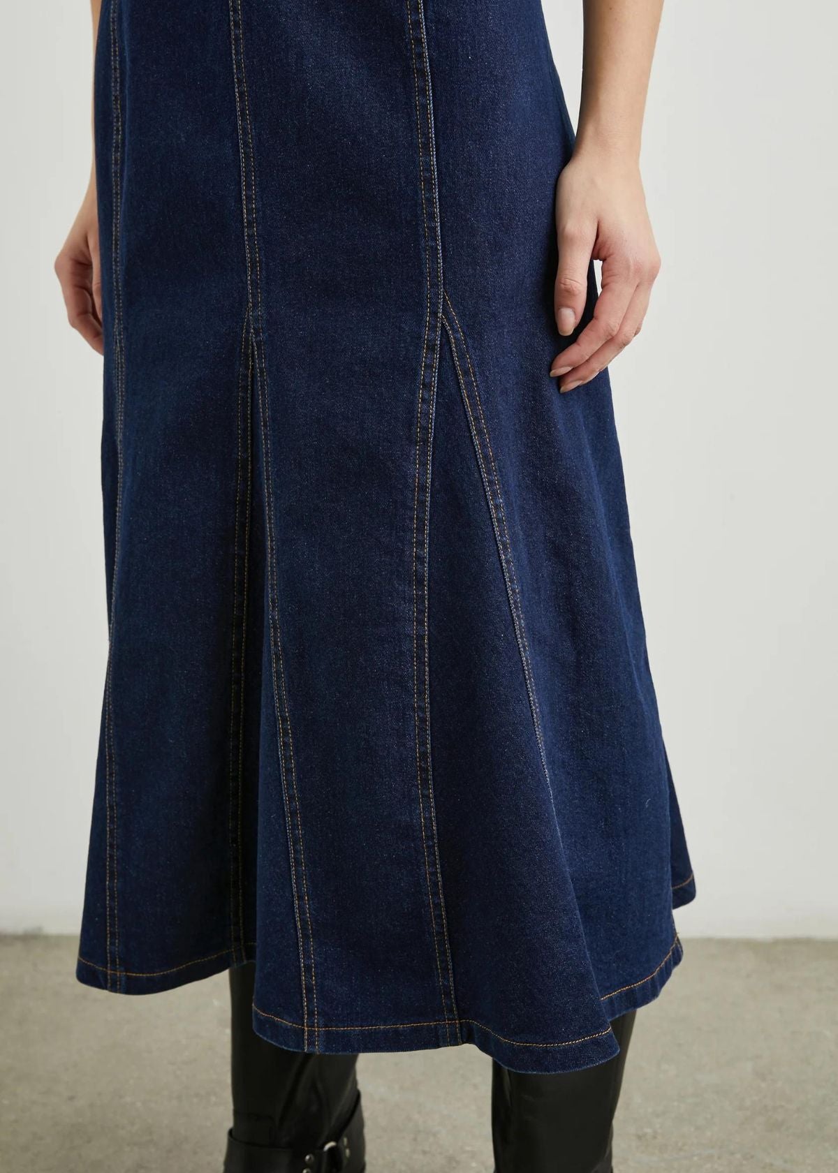 RAILS Minna Dress - Rinse Indigo