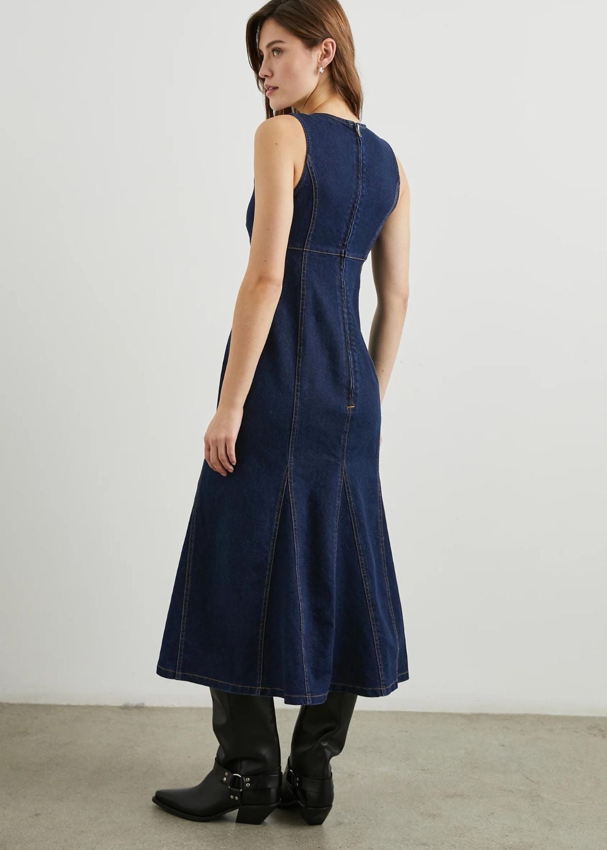 RAILS Minna Dress - Rinse Indigo