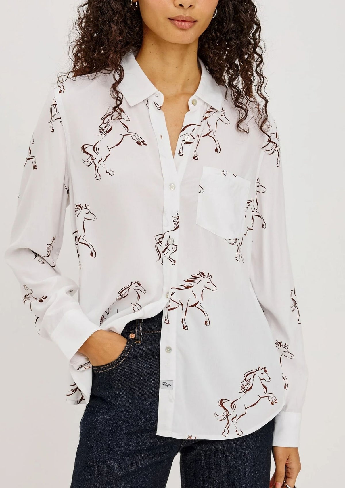 RAILS Kathryn Top - Brown Stallion
