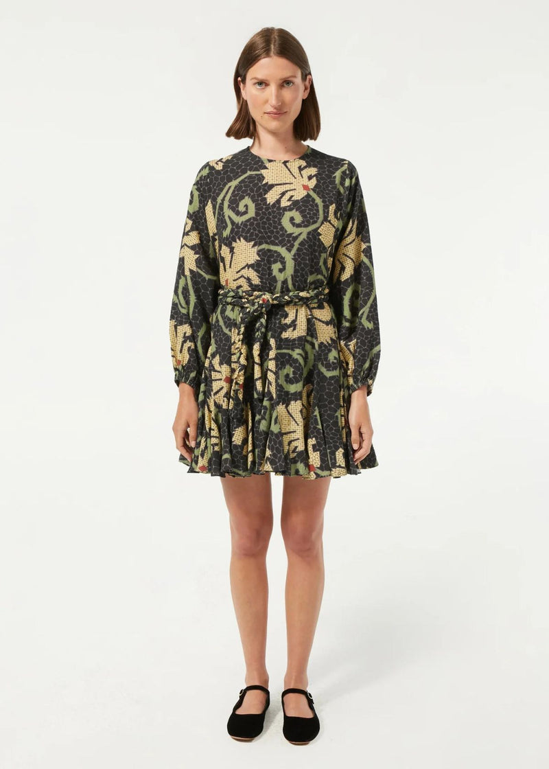 RHODE Ella Dress - Black Mosaic Blossom